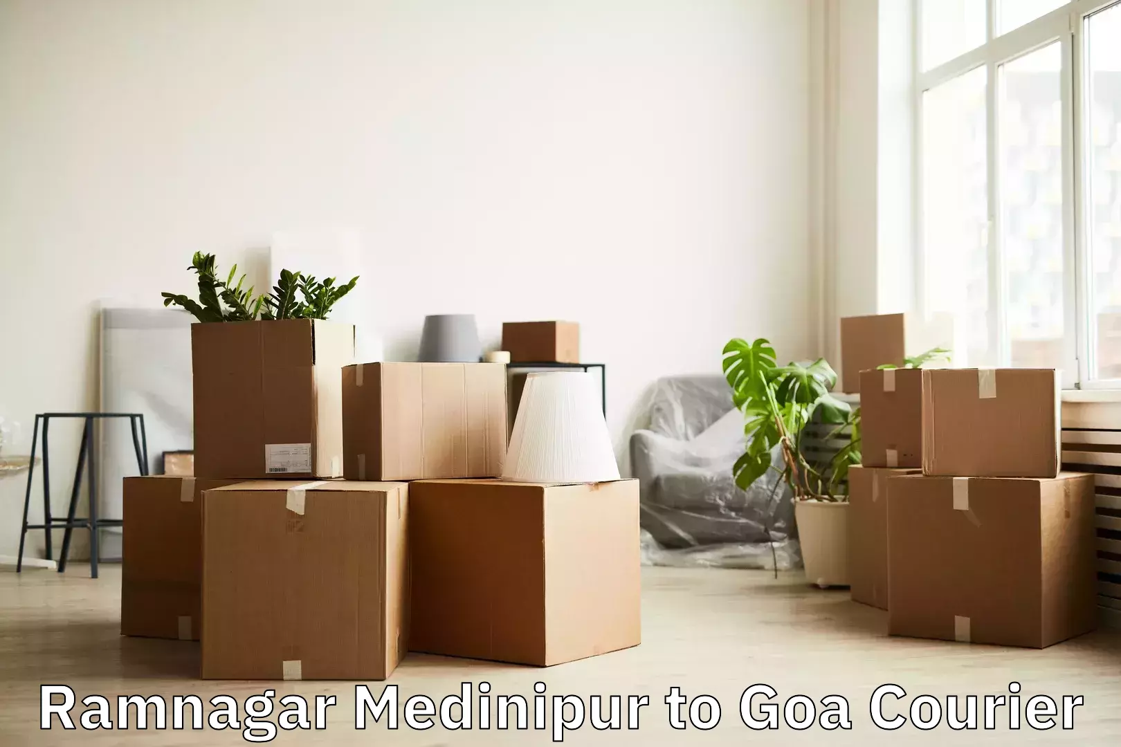 Luggage shipment processing Ramnagar Medinipur to IIT Goa