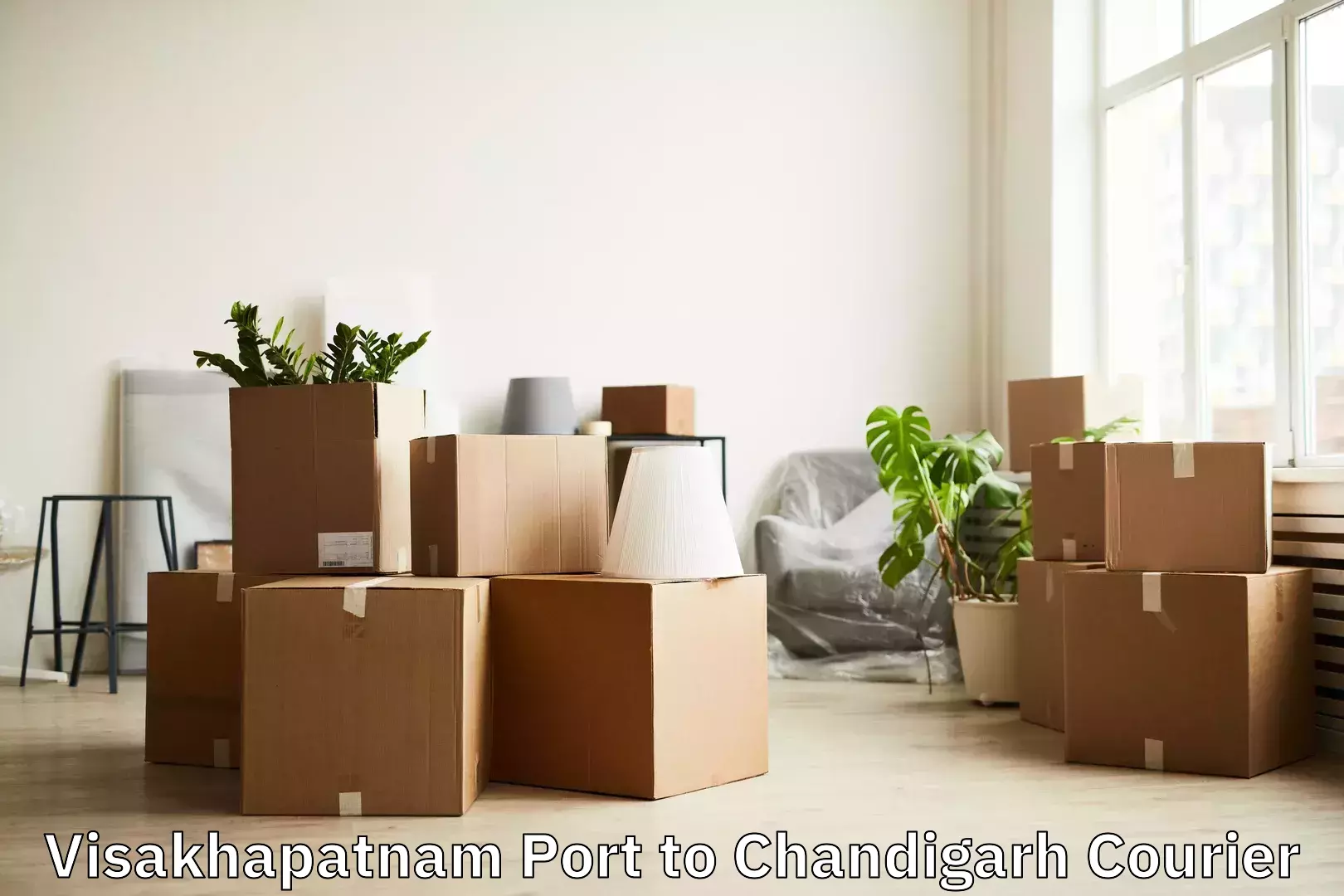 Weekend baggage shipping Visakhapatnam Port to Panjab University Chandigarh