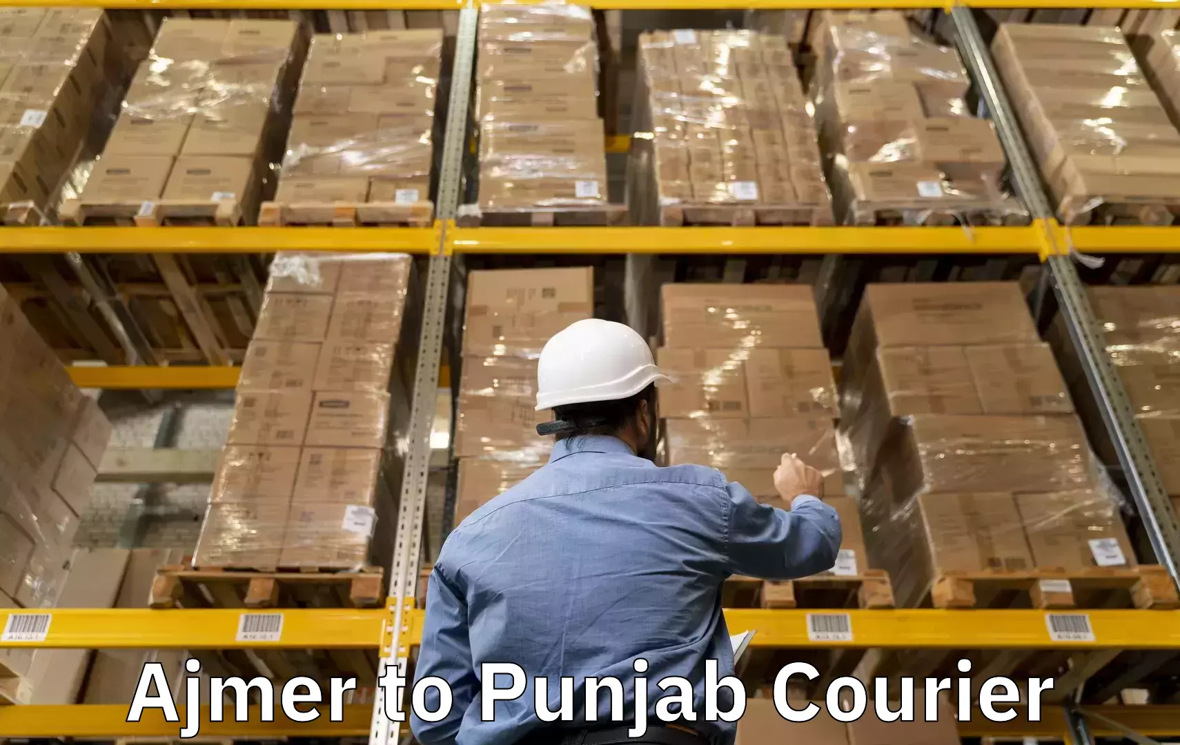 Global baggage shipping Ajmer to Sirhind Fatehgarh