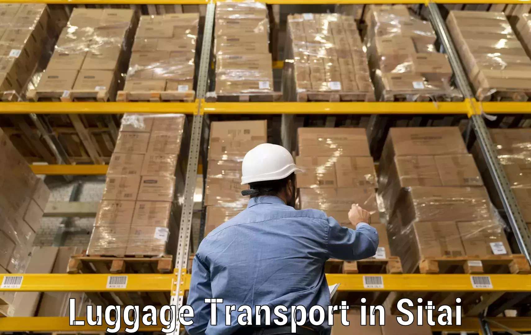 Baggage transport technology in Sitai