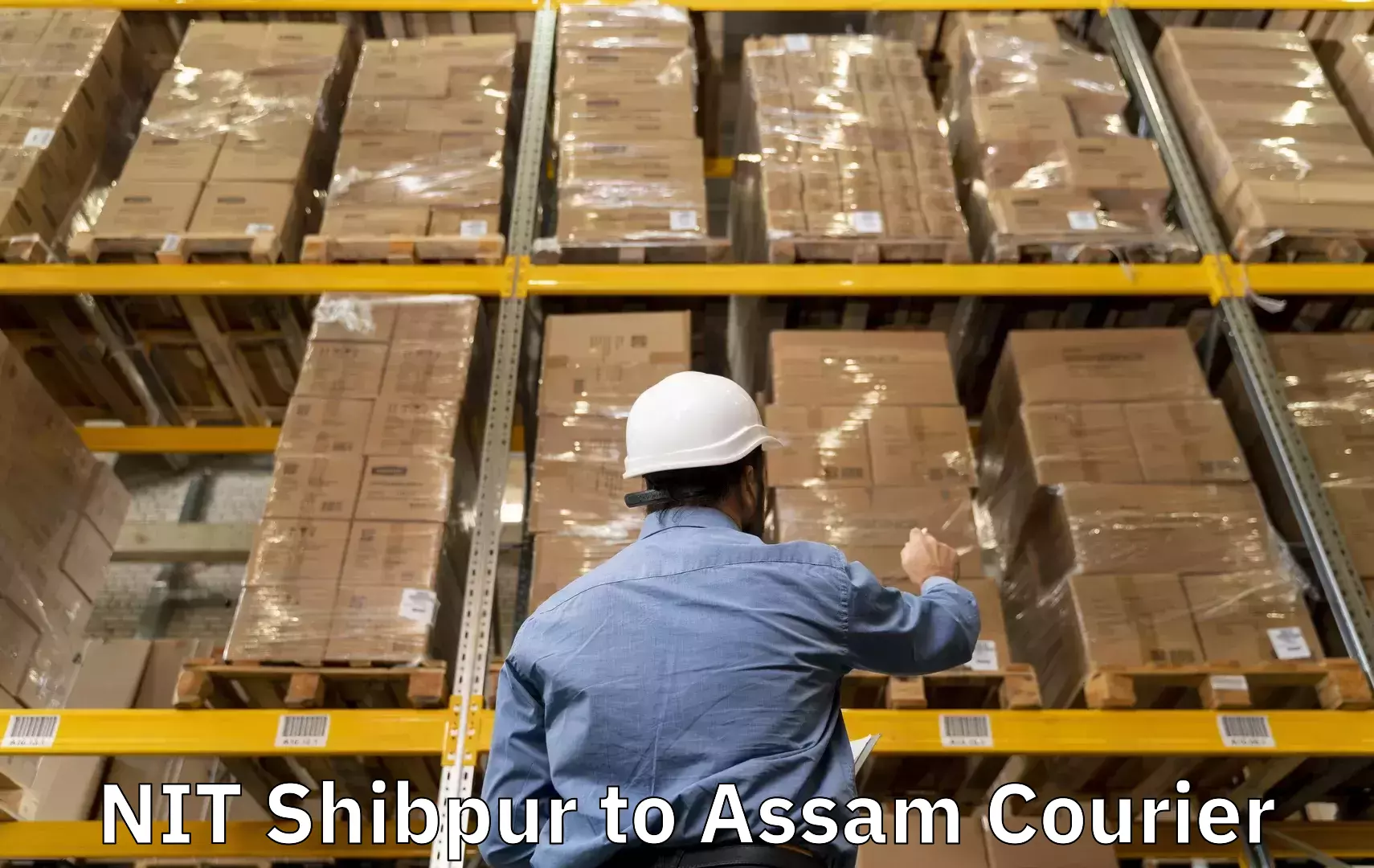 Baggage delivery scheduling NIT Shibpur to Pathsala