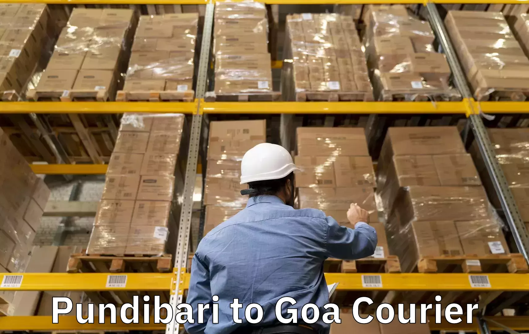 Luggage delivery network Pundibari to Goa