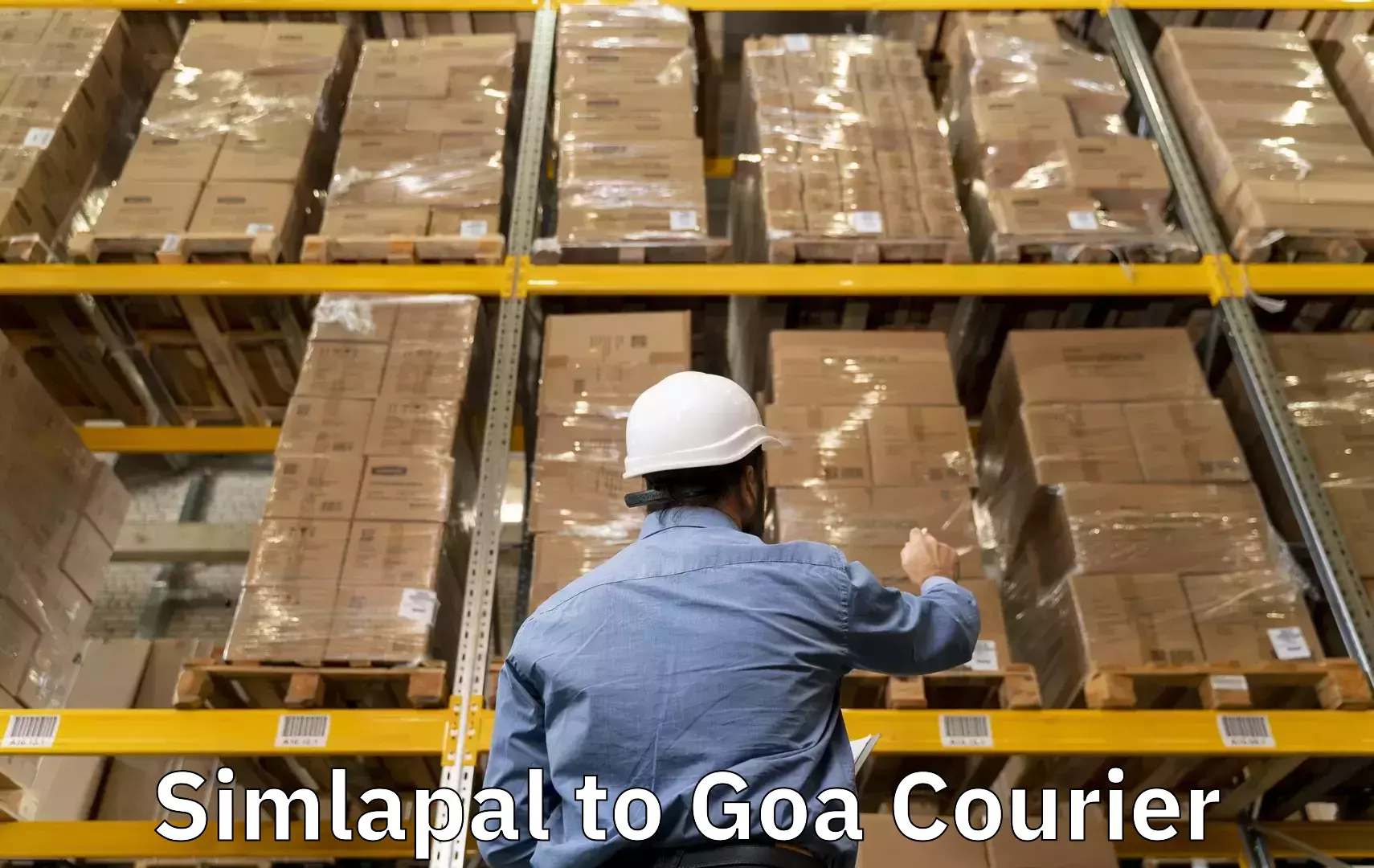 Online luggage shipping booking Simlapal to Panjim
