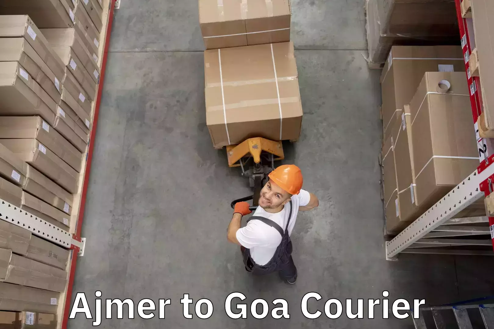 Budget-friendly baggage courier Ajmer to Vasco da Gama