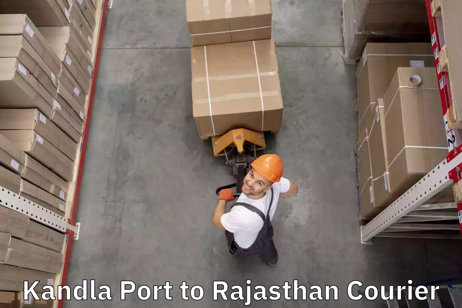 Baggage transport professionals Kandla Port to Ramganj Mandi