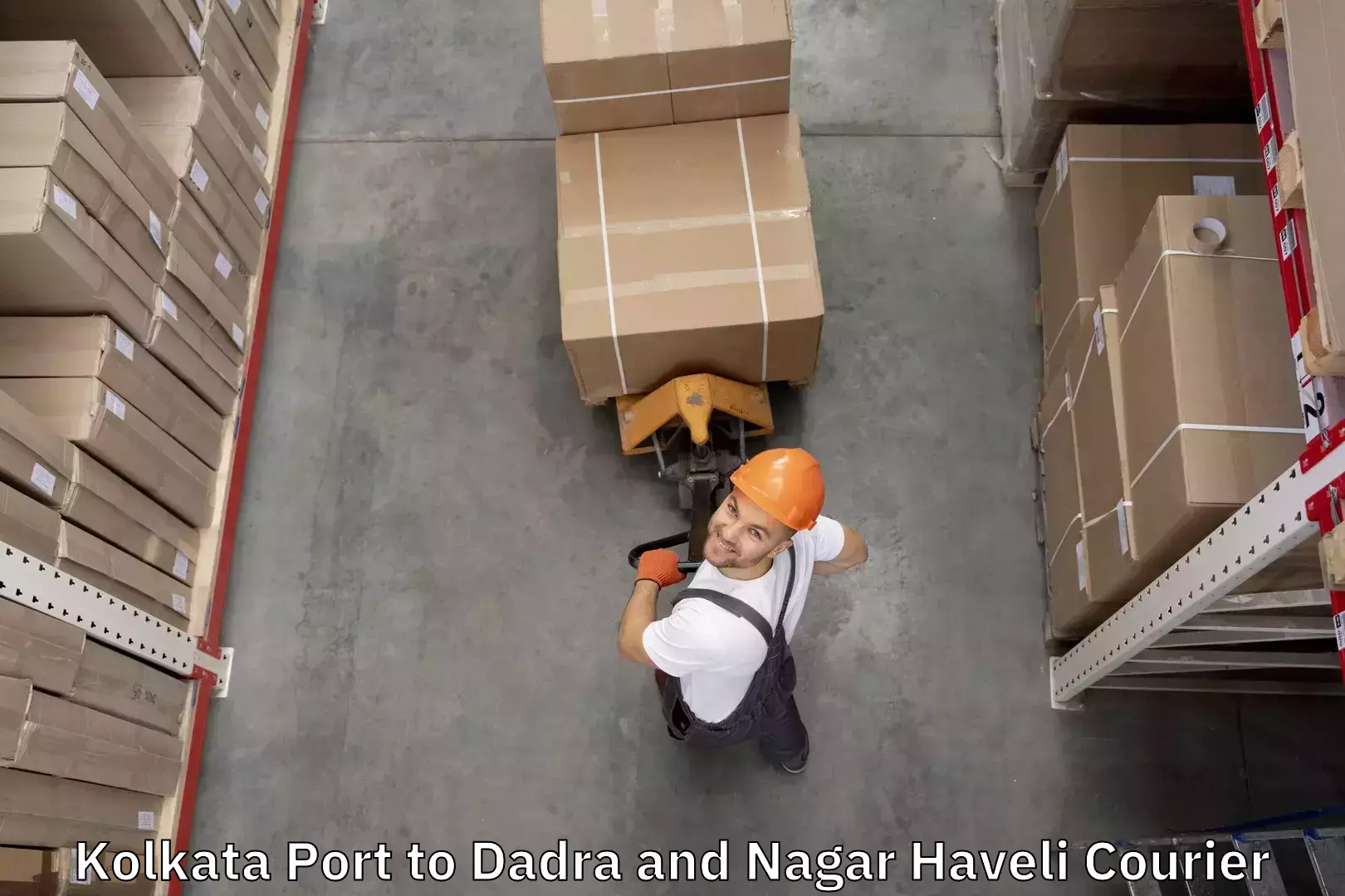 Quick luggage shipment Kolkata Port to Dadra and Nagar Haveli