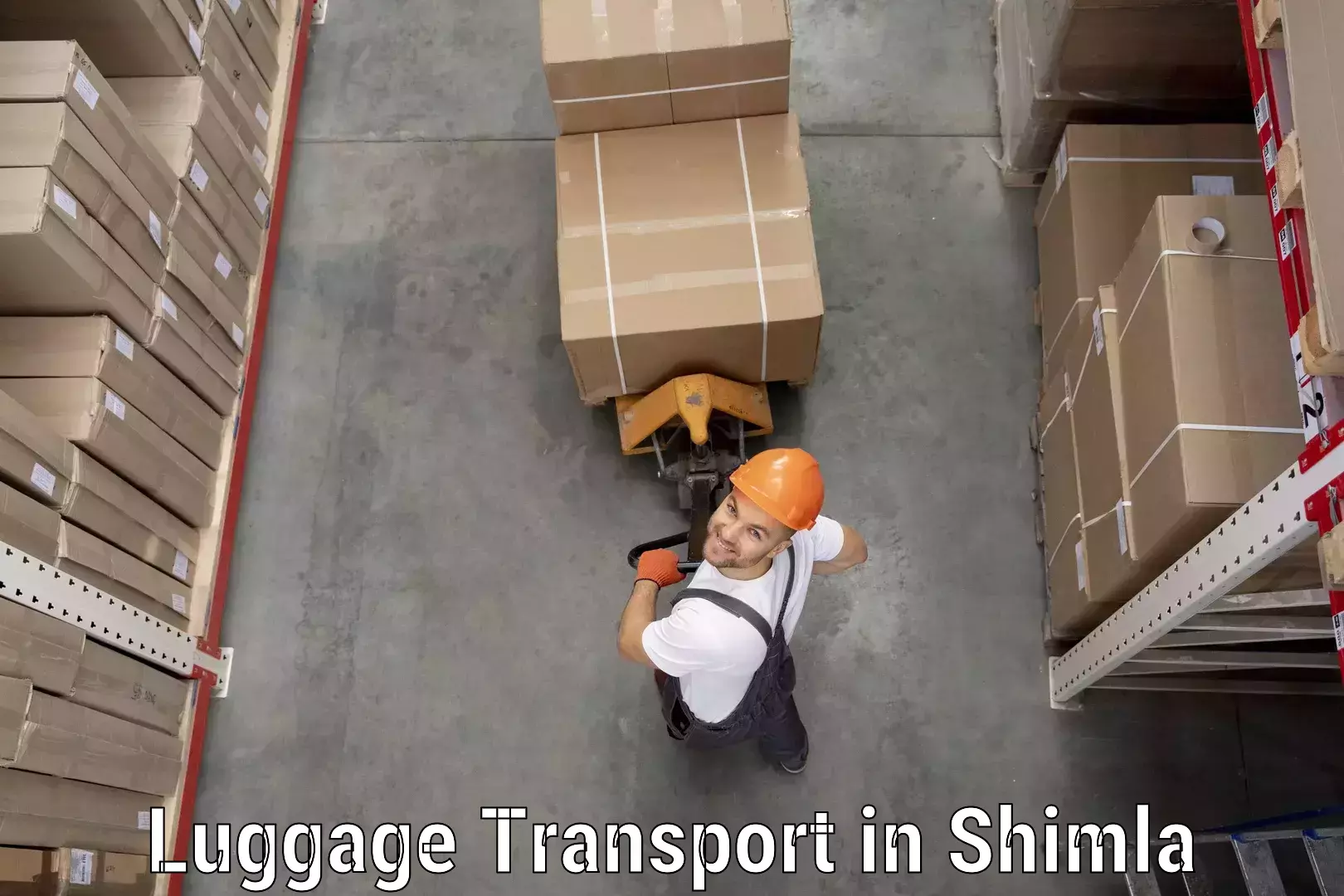 Holiday season luggage delivery in Shimla