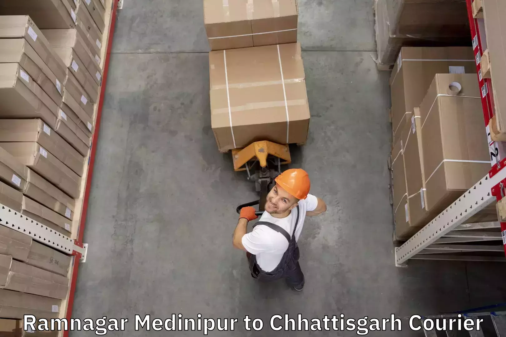 Doorstep luggage pickup Ramnagar Medinipur to Chhattisgarh