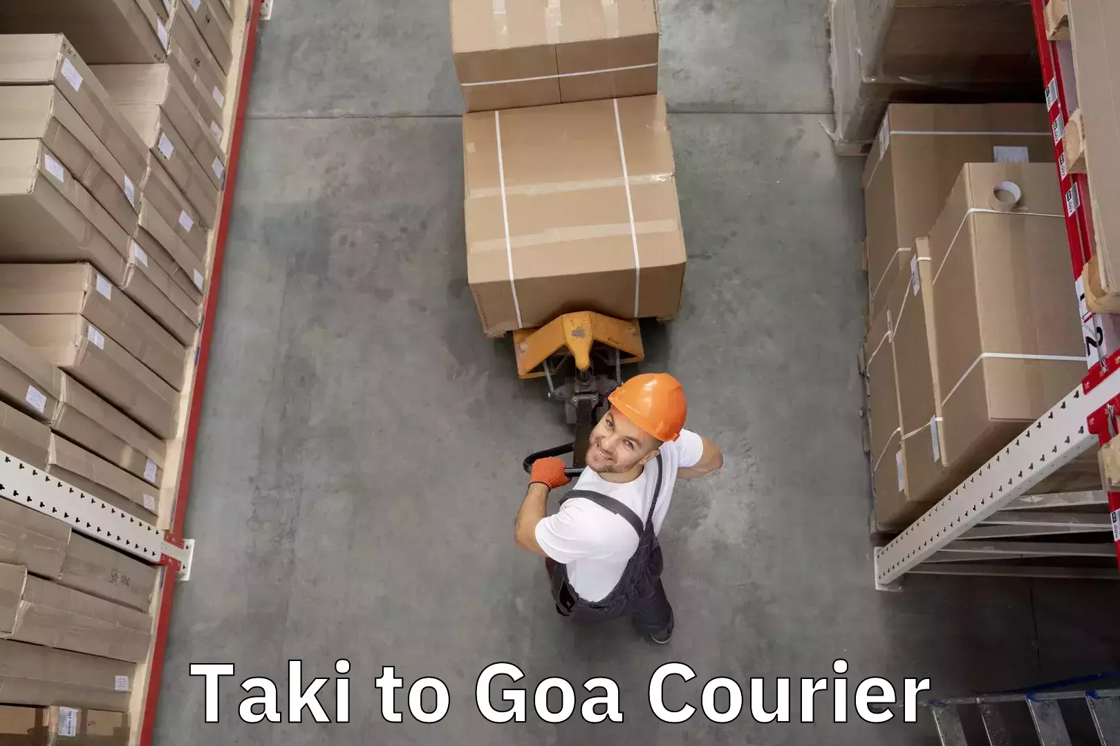 Emergency baggage service Taki to Goa