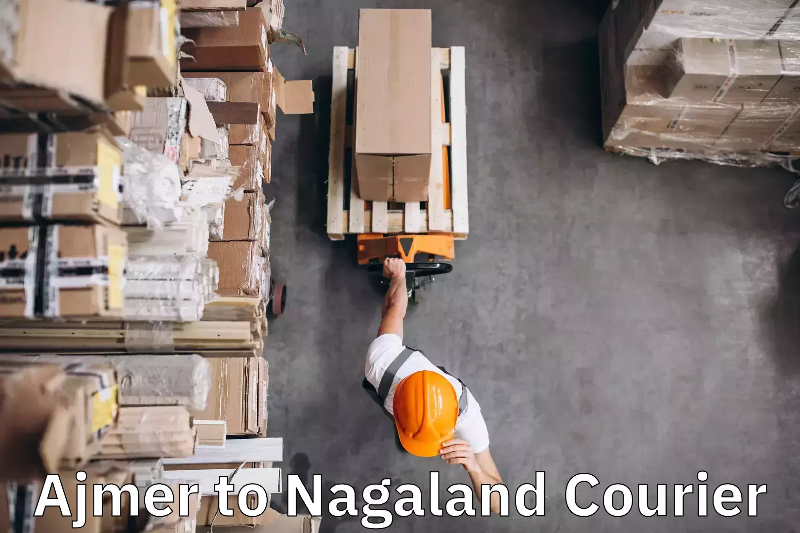 Luggage shipment strategy Ajmer to NIT Nagaland
