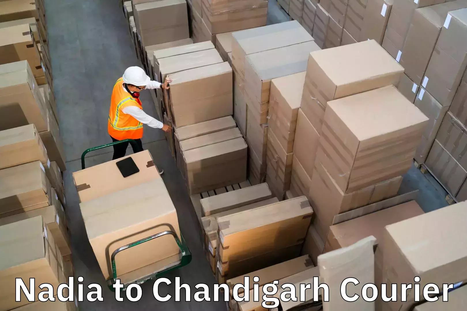 Baggage transport network Nadia to Chandigarh