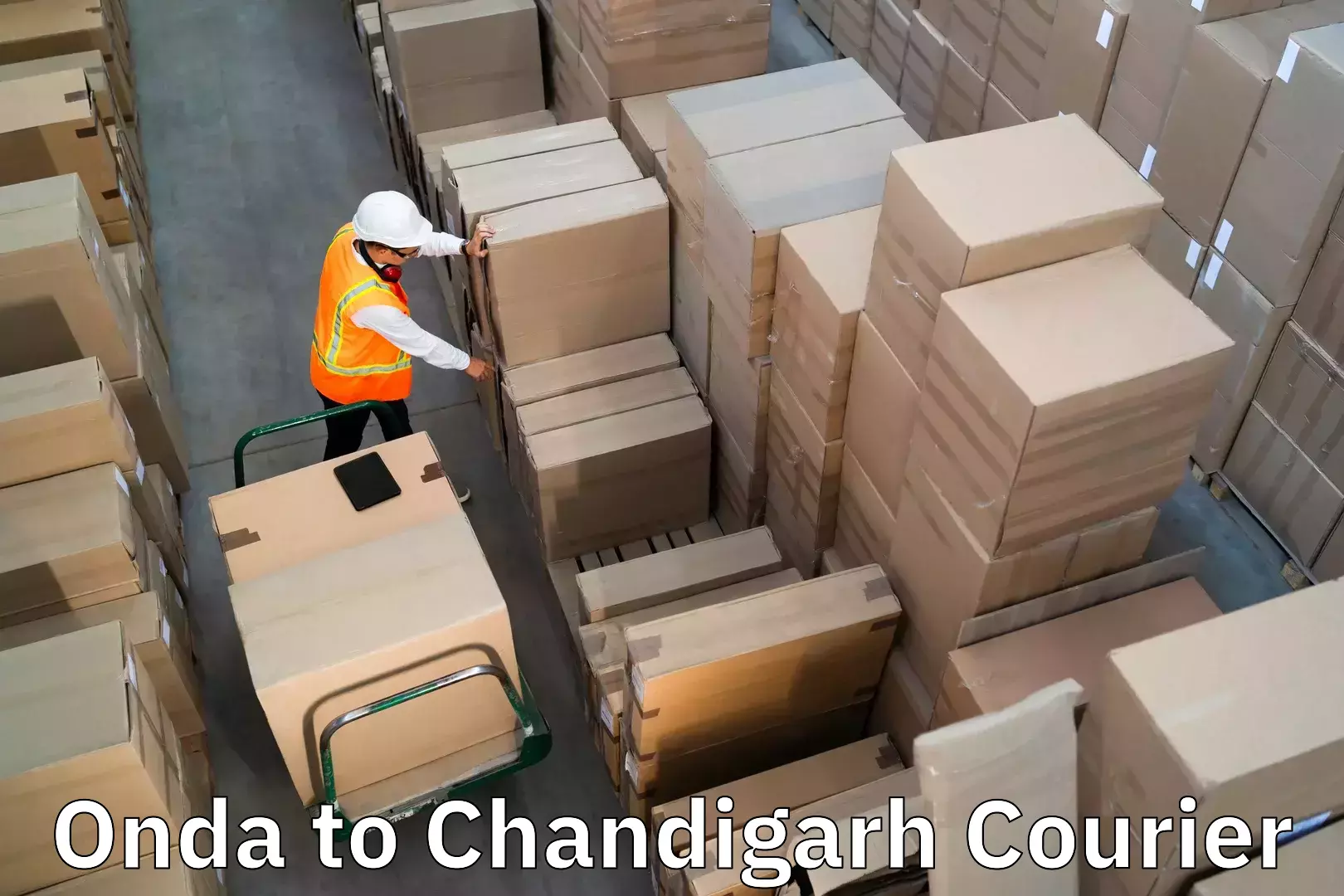 Luggage shipping options Onda to Chandigarh