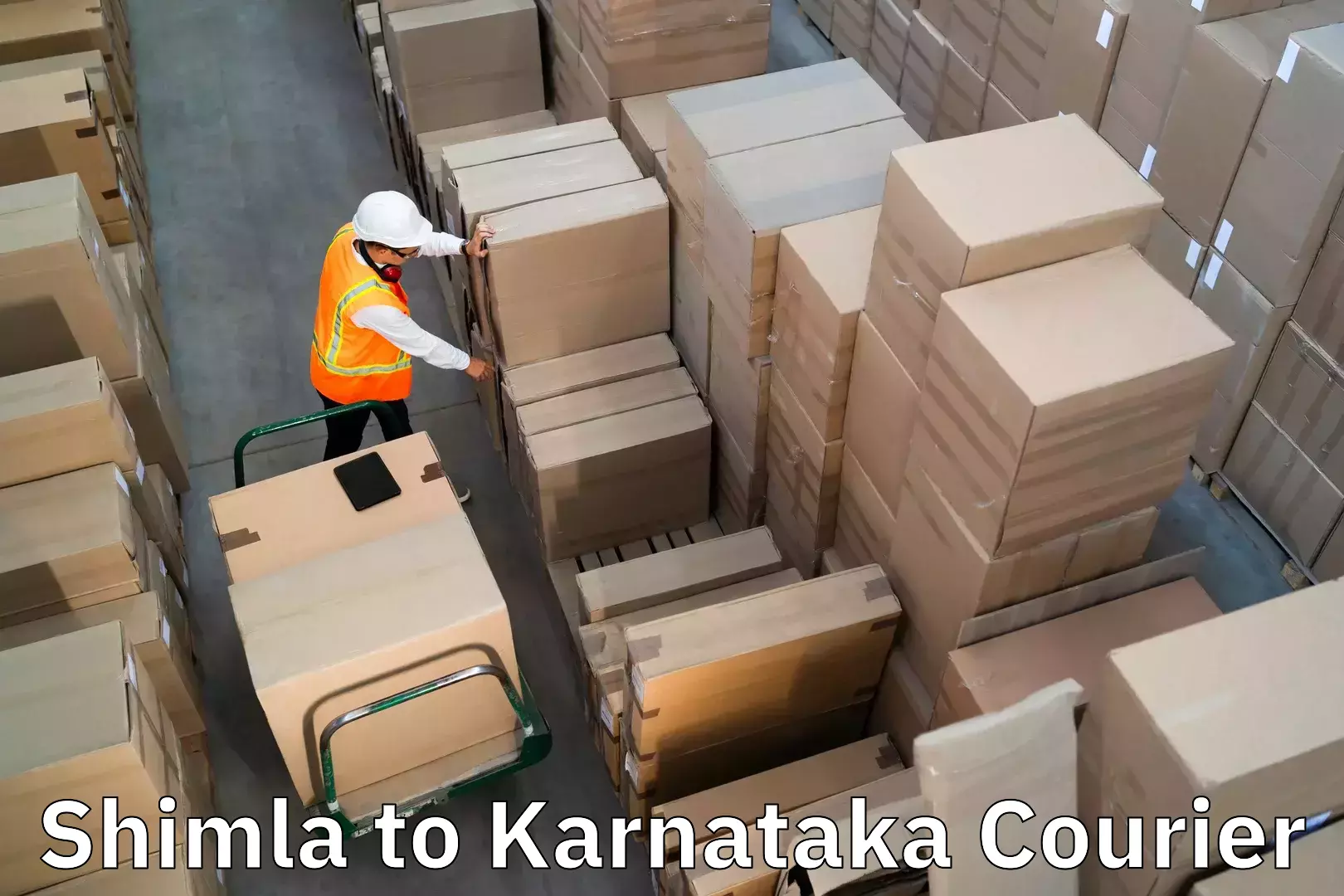 Simplified luggage transport Shimla to Karnataka