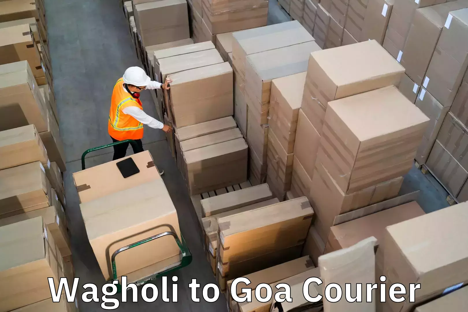 Luggage transport logistics Wagholi to Goa University