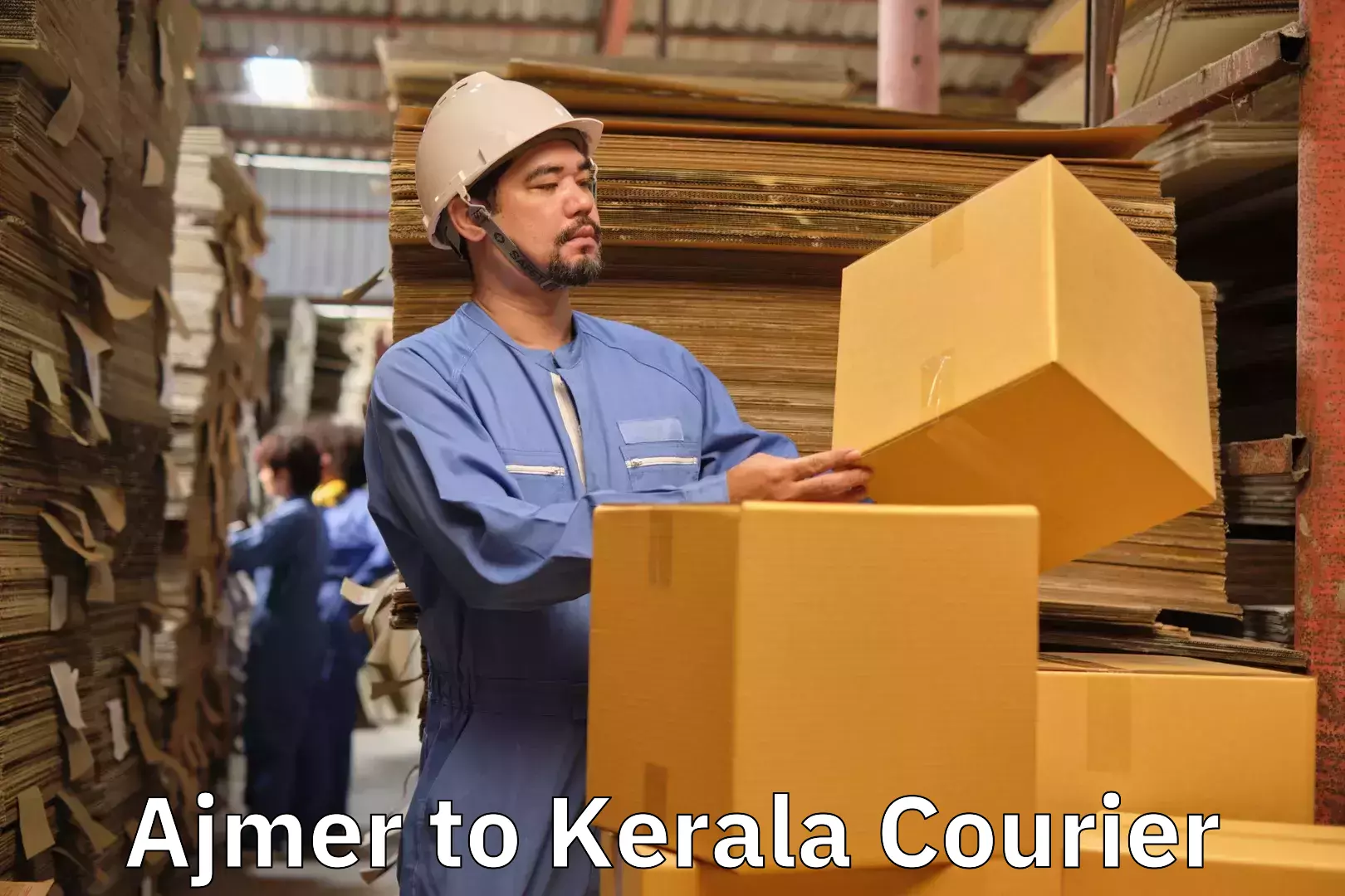 Personal effects shipping Ajmer to IIIT Kottayam