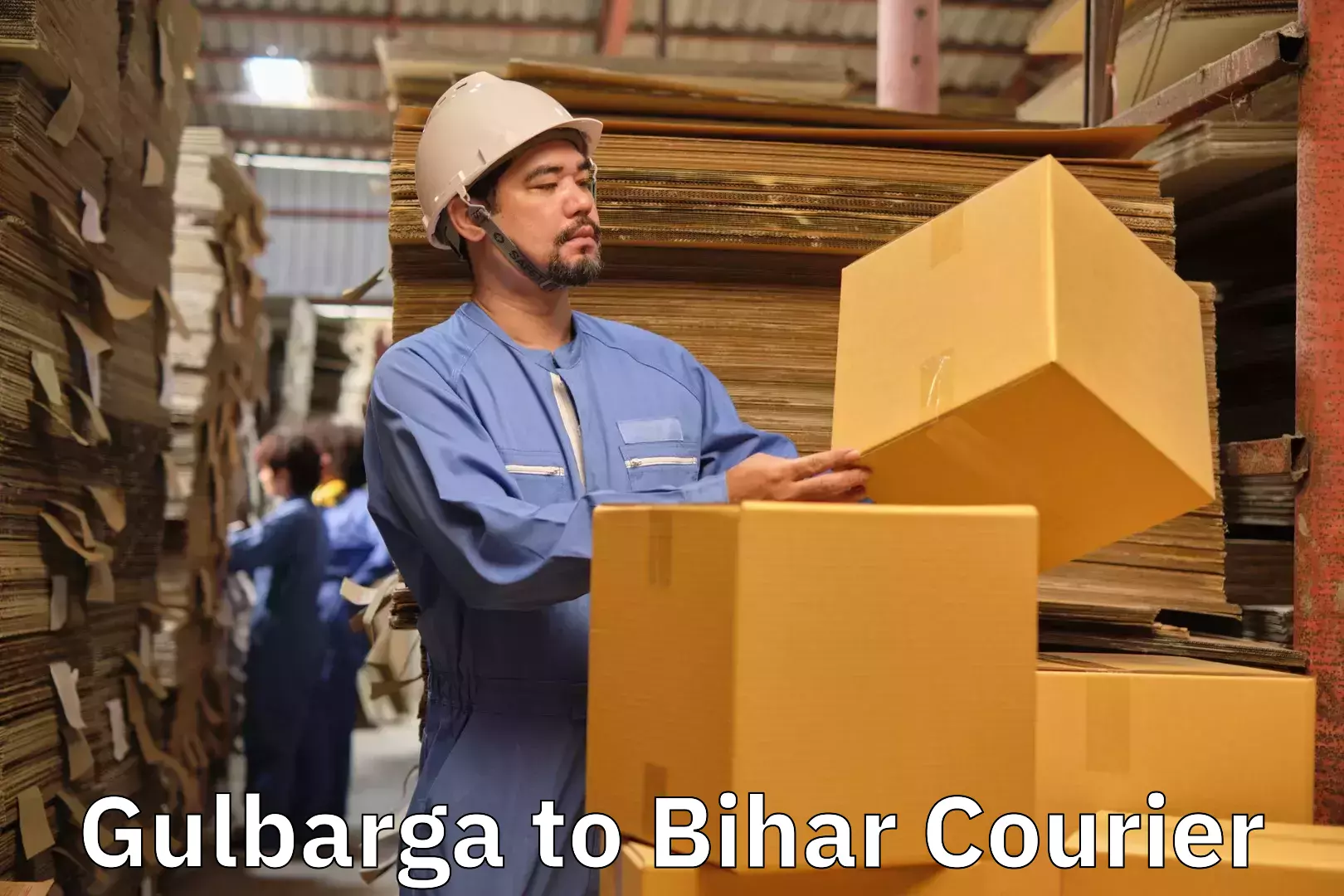 Online luggage shipping booking Gulbarga to Dighwara