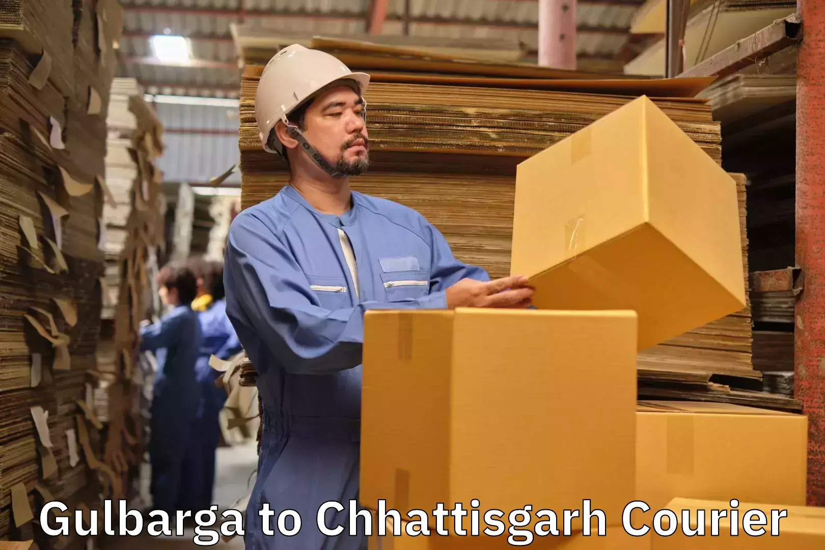 Online luggage shipping Gulbarga to Chhattisgarh