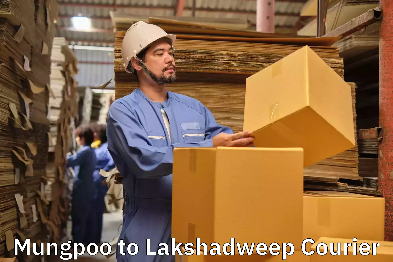 Comprehensive baggage courier Mungpoo to Lakshadweep