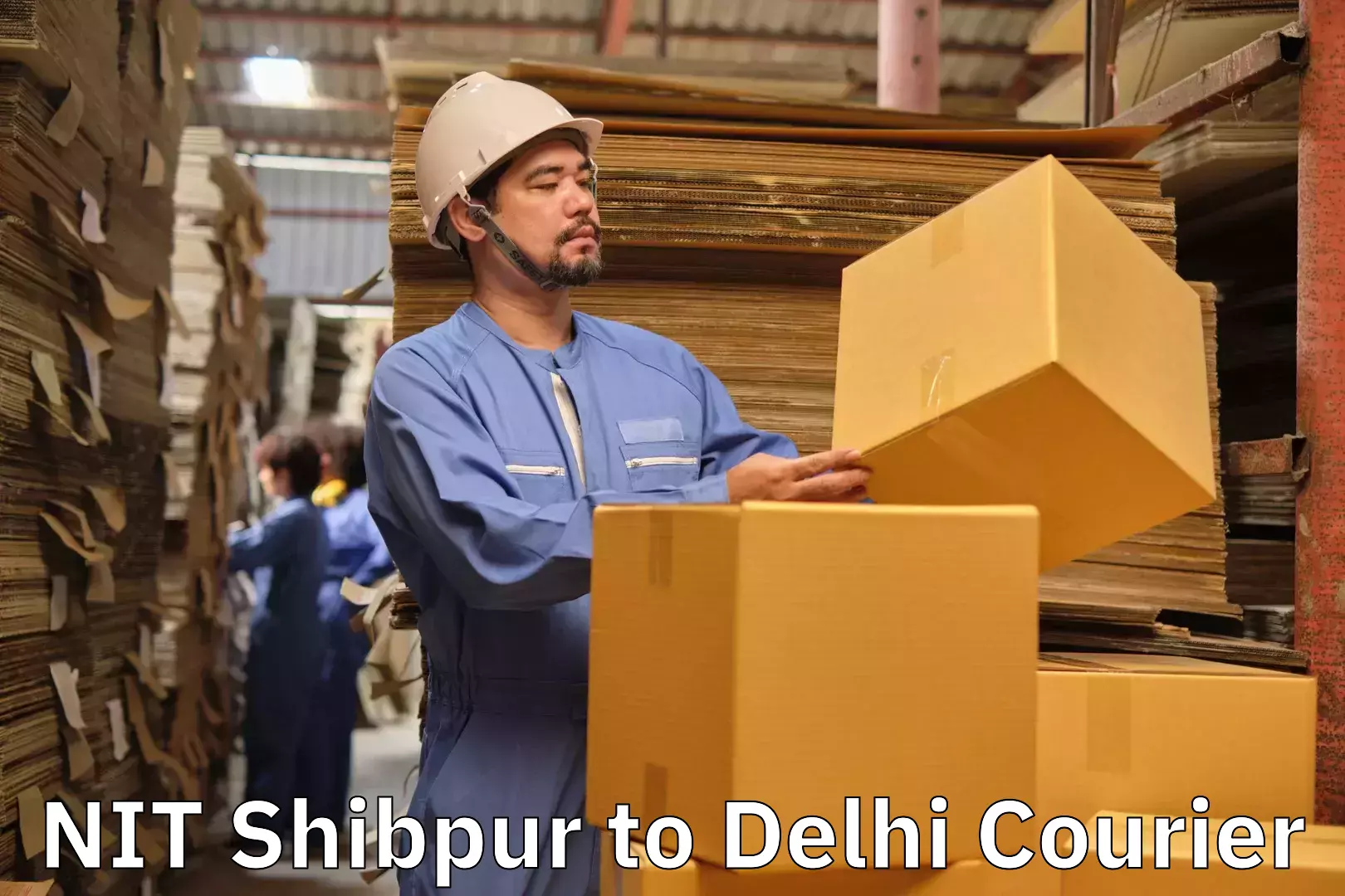 Luggage shipment processing NIT Shibpur to Jawaharlal Nehru University New Delhi
