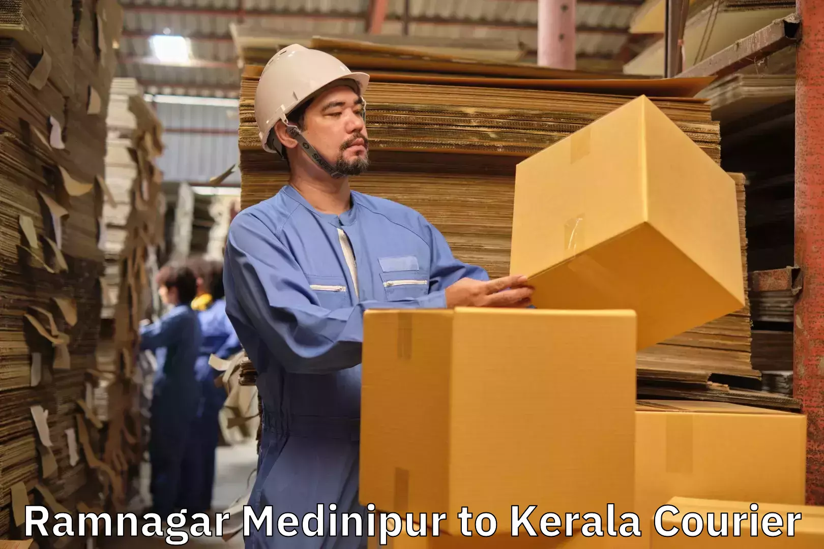 Luggage storage and delivery Ramnagar Medinipur to Chingavanam