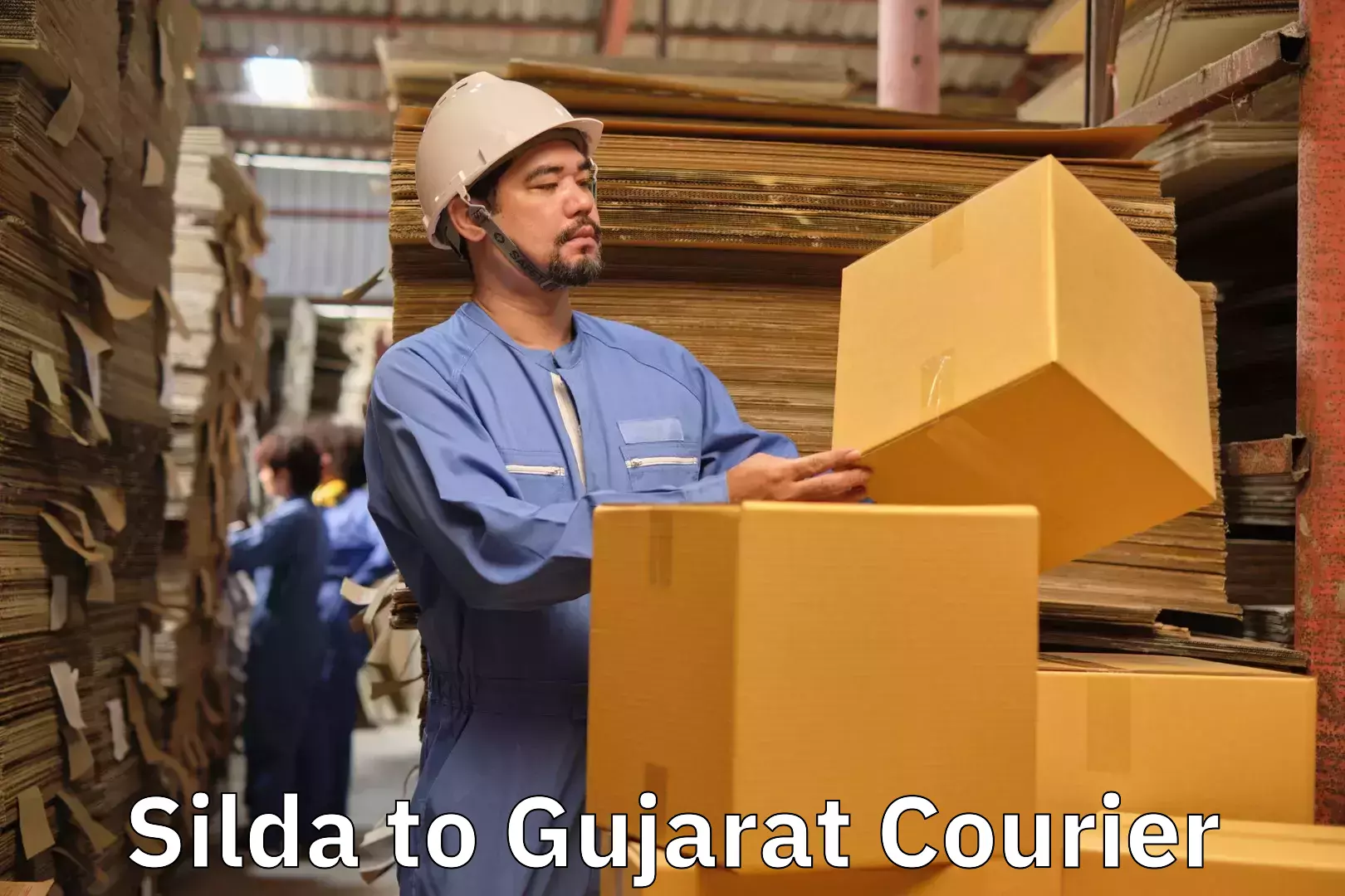 Affordable luggage courier Silda to Patan Gujarat