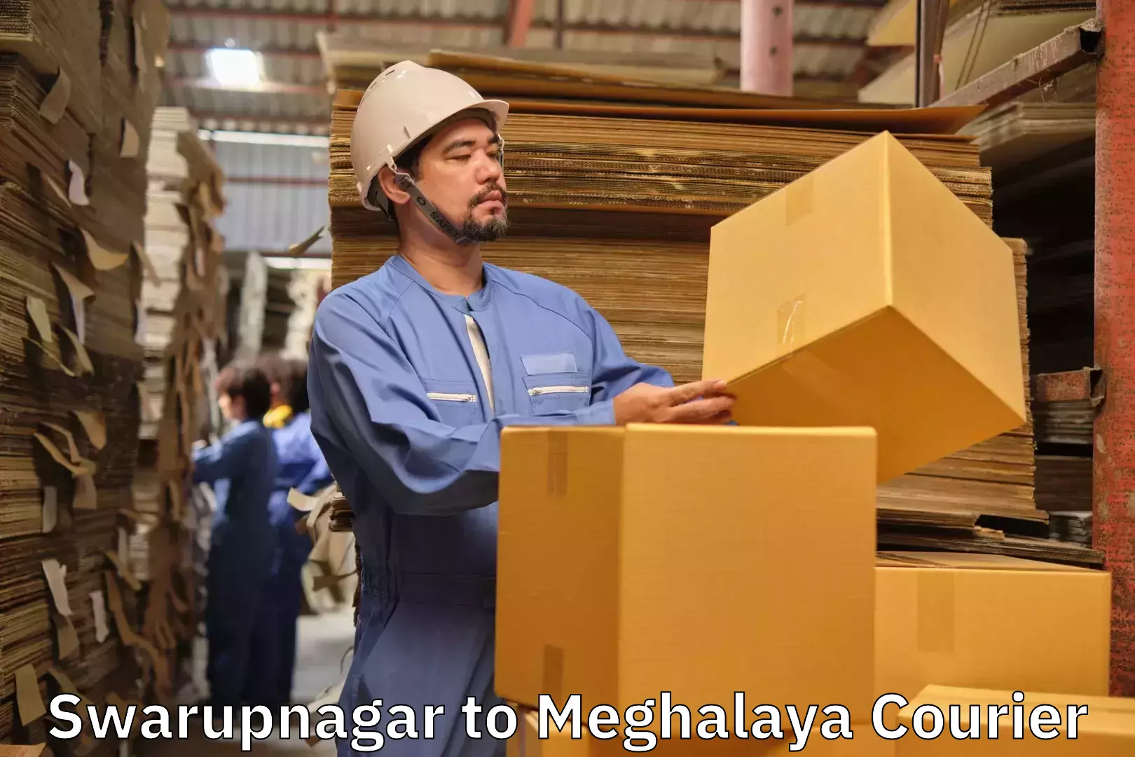 Baggage courier optimization Swarupnagar to NIT Meghalaya