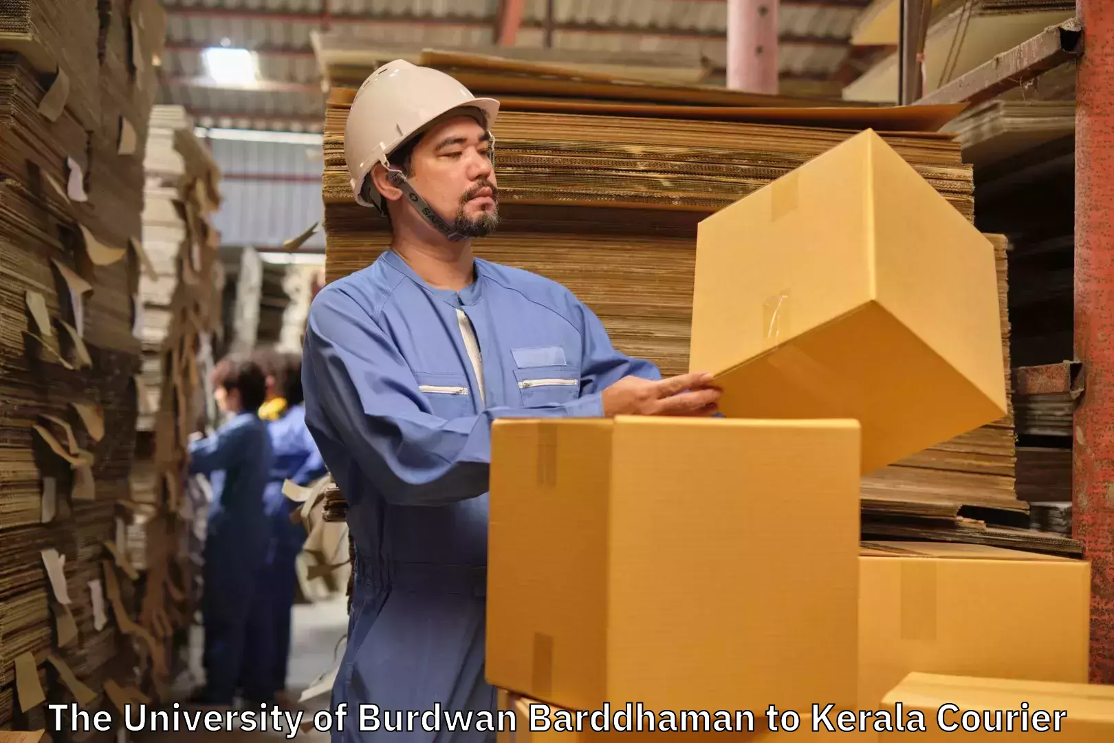 Luggage shipment processing The University of Burdwan Barddhaman to Kanhangad