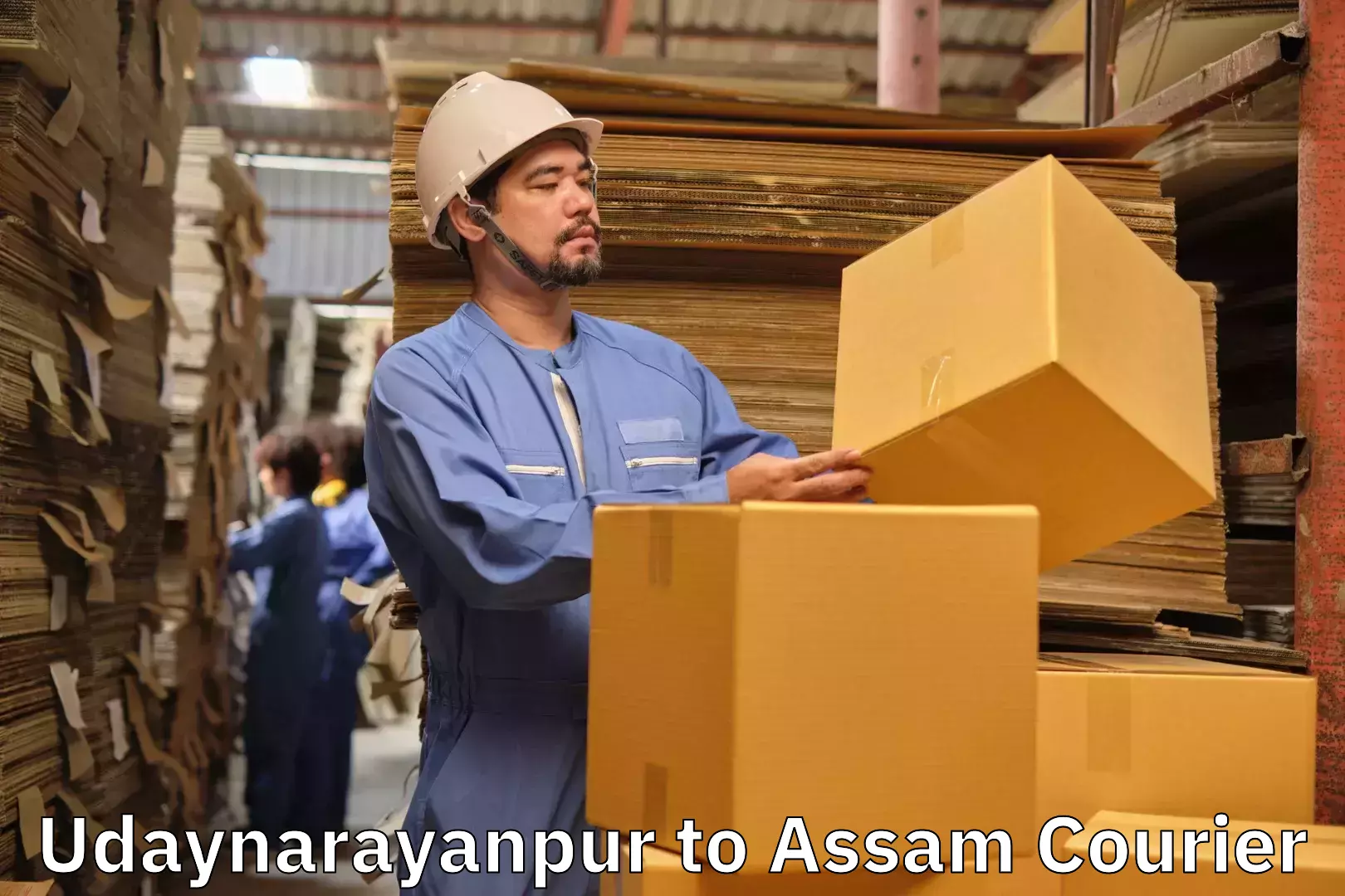 Baggage courier strategy Udaynarayanpur to Paneri Kamrup