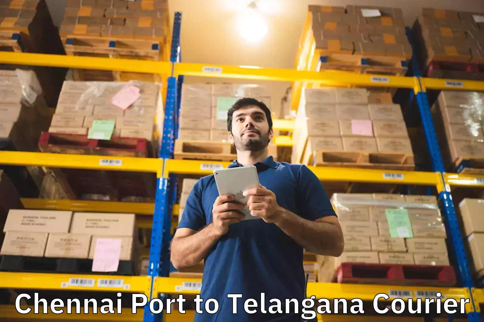 Efficient baggage courier system Chennai Port to Dubbak