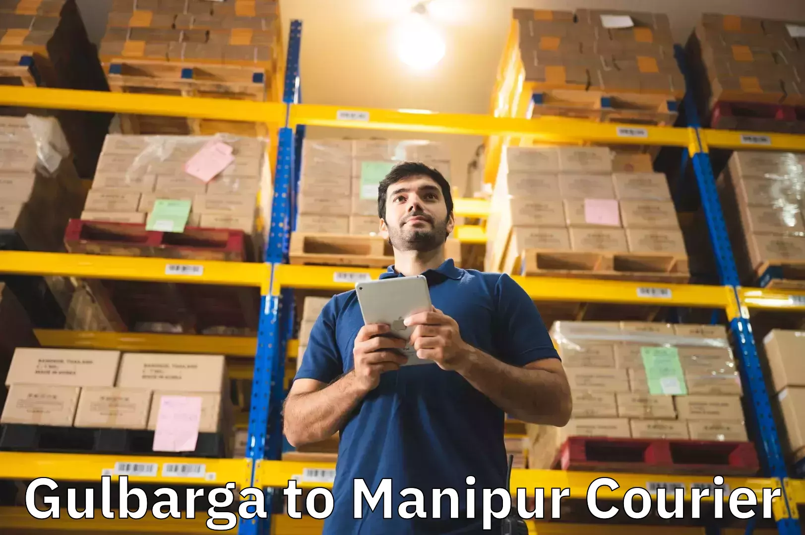 Digital baggage courier Gulbarga to Manipur