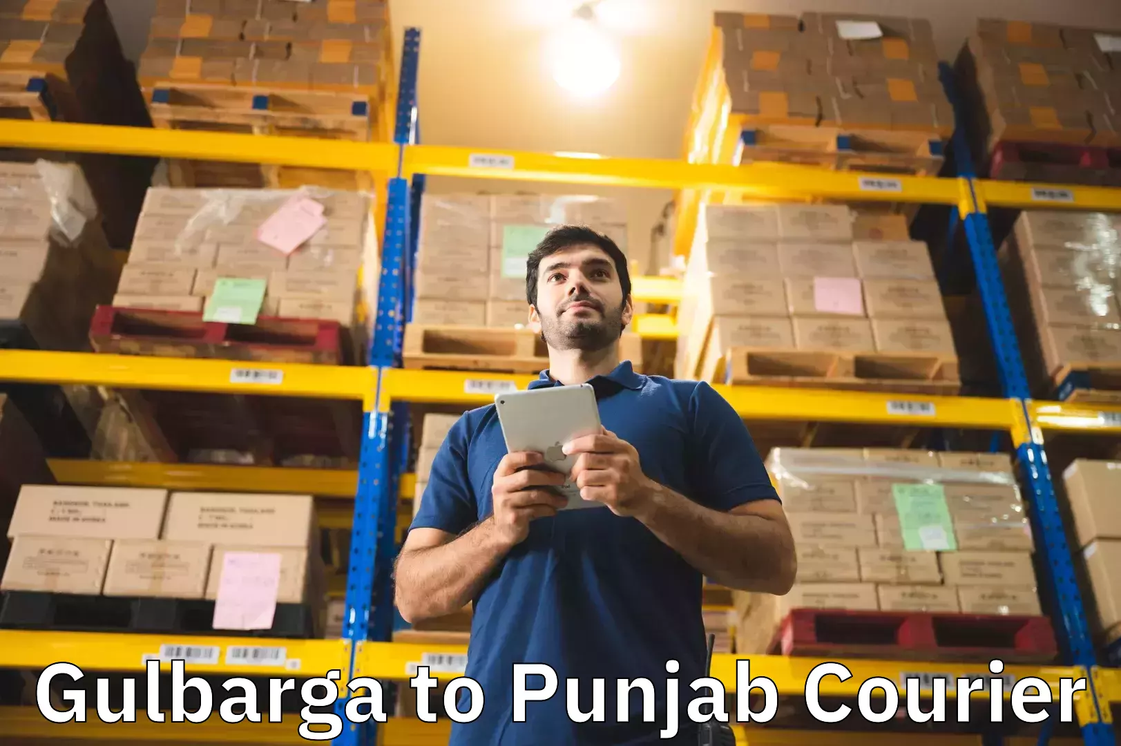 Urgent luggage shipment Gulbarga to Punjab