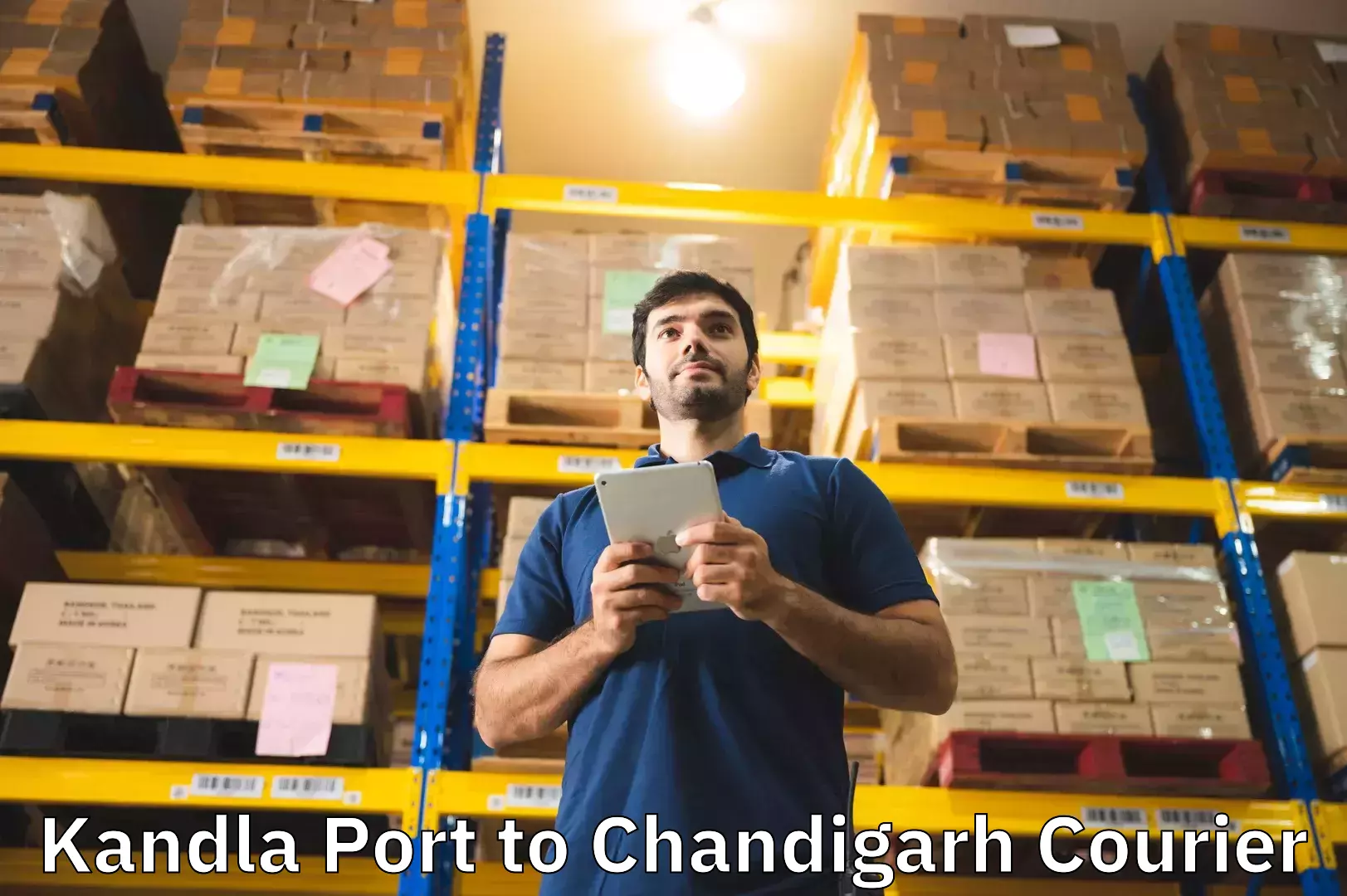 Baggage delivery scheduling Kandla Port to Panjab University Chandigarh