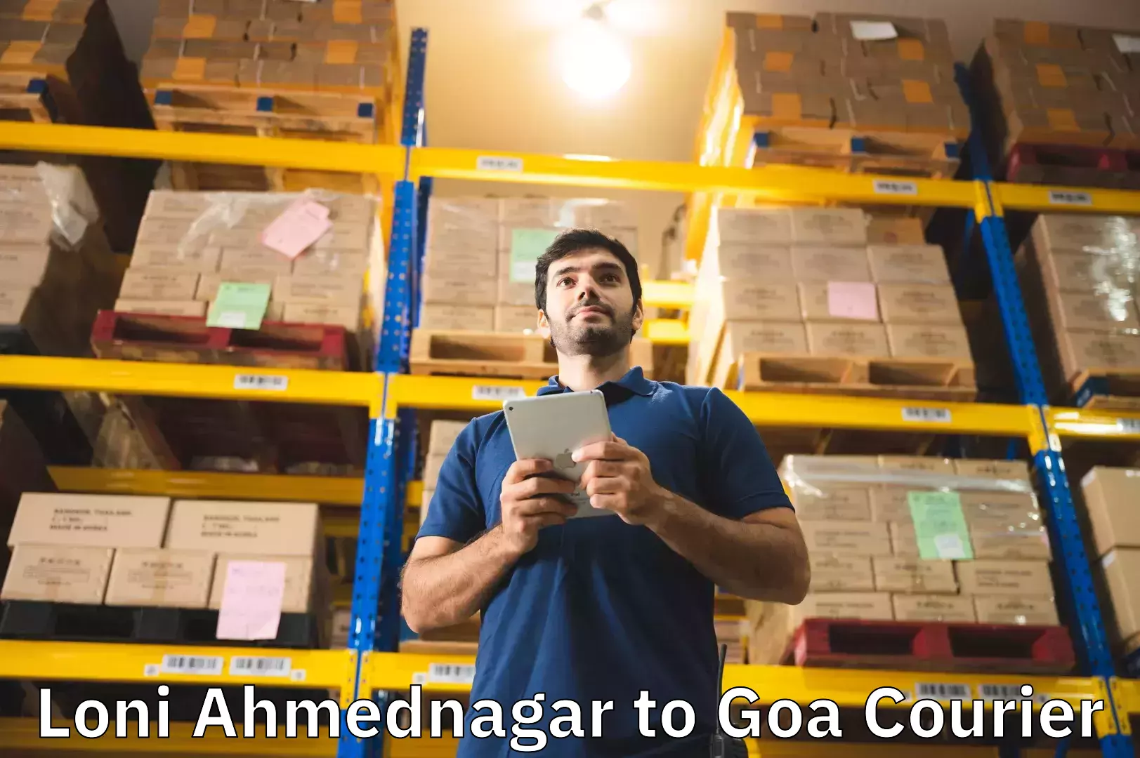 Personalized luggage shipping Loni Ahmednagar to IIT Goa