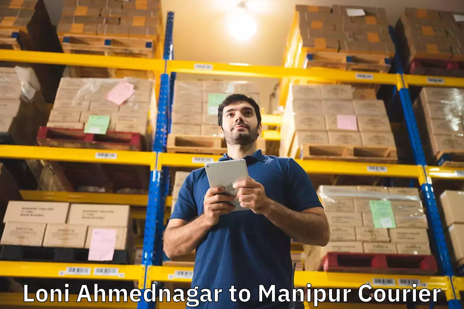 Baggage courier rates Loni Ahmednagar to Manipur