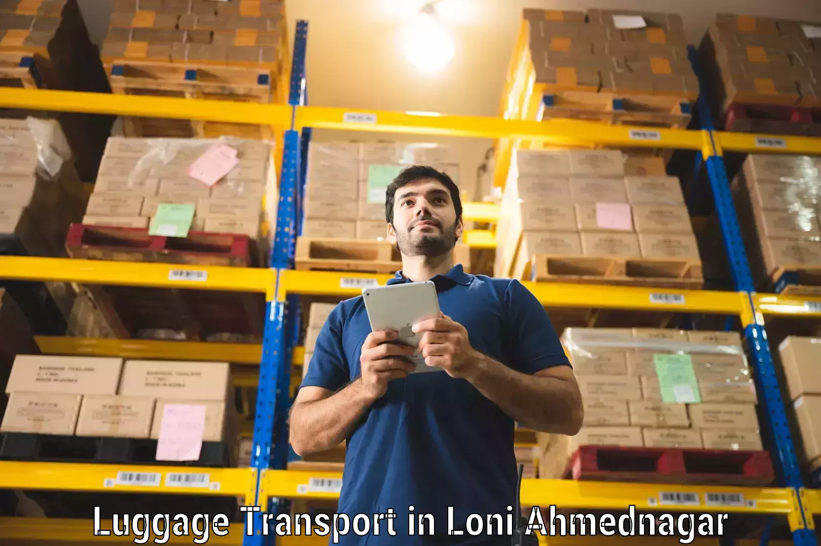 Luggage delivery operations in Loni Ahmednagar