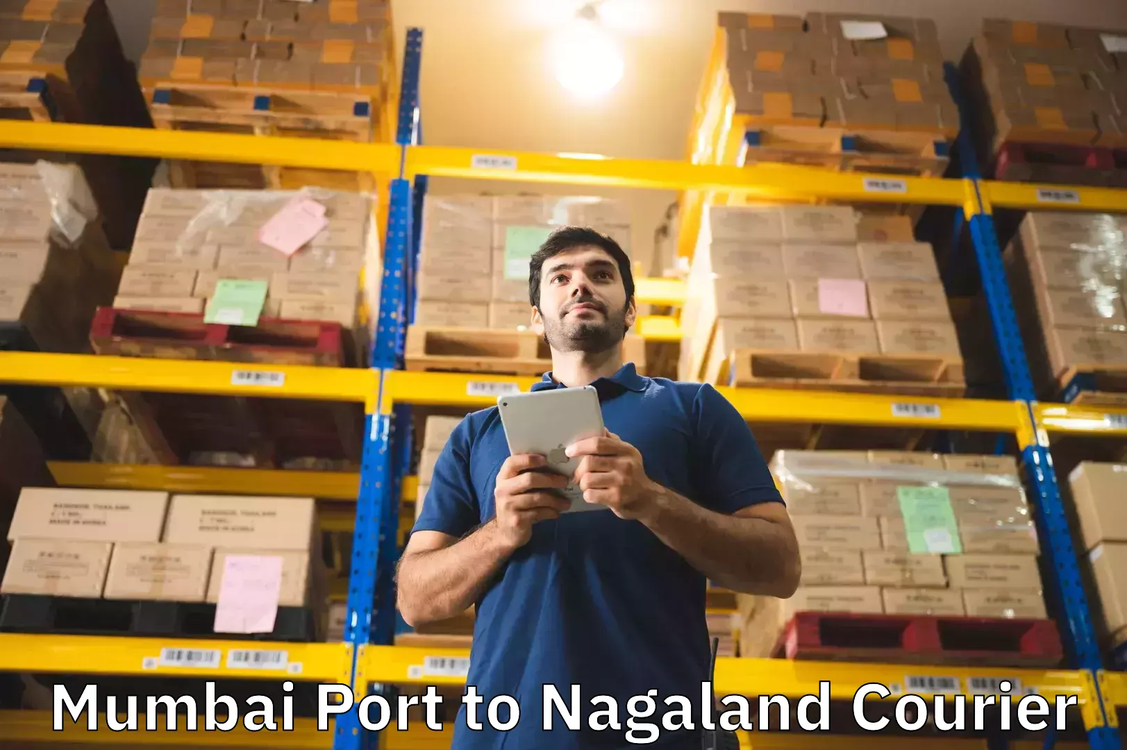 Luggage shipping strategy Mumbai Port to NIT Nagaland