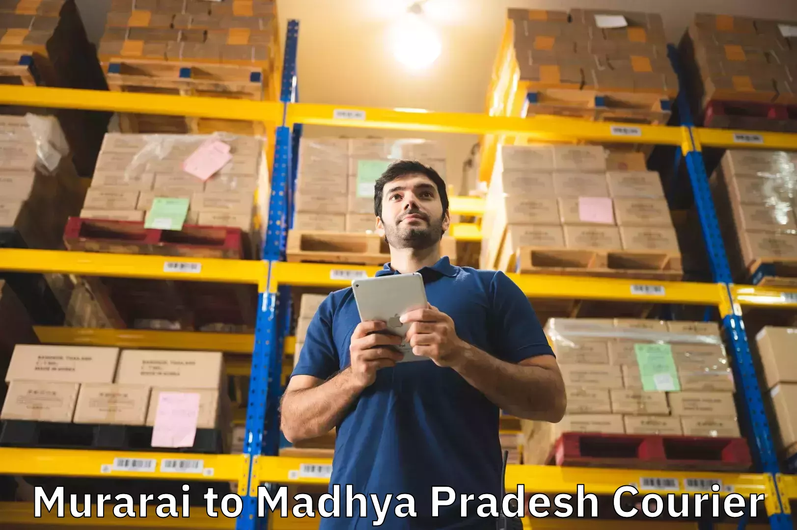 Luggage delivery rates Murarai to Madhya Pradesh