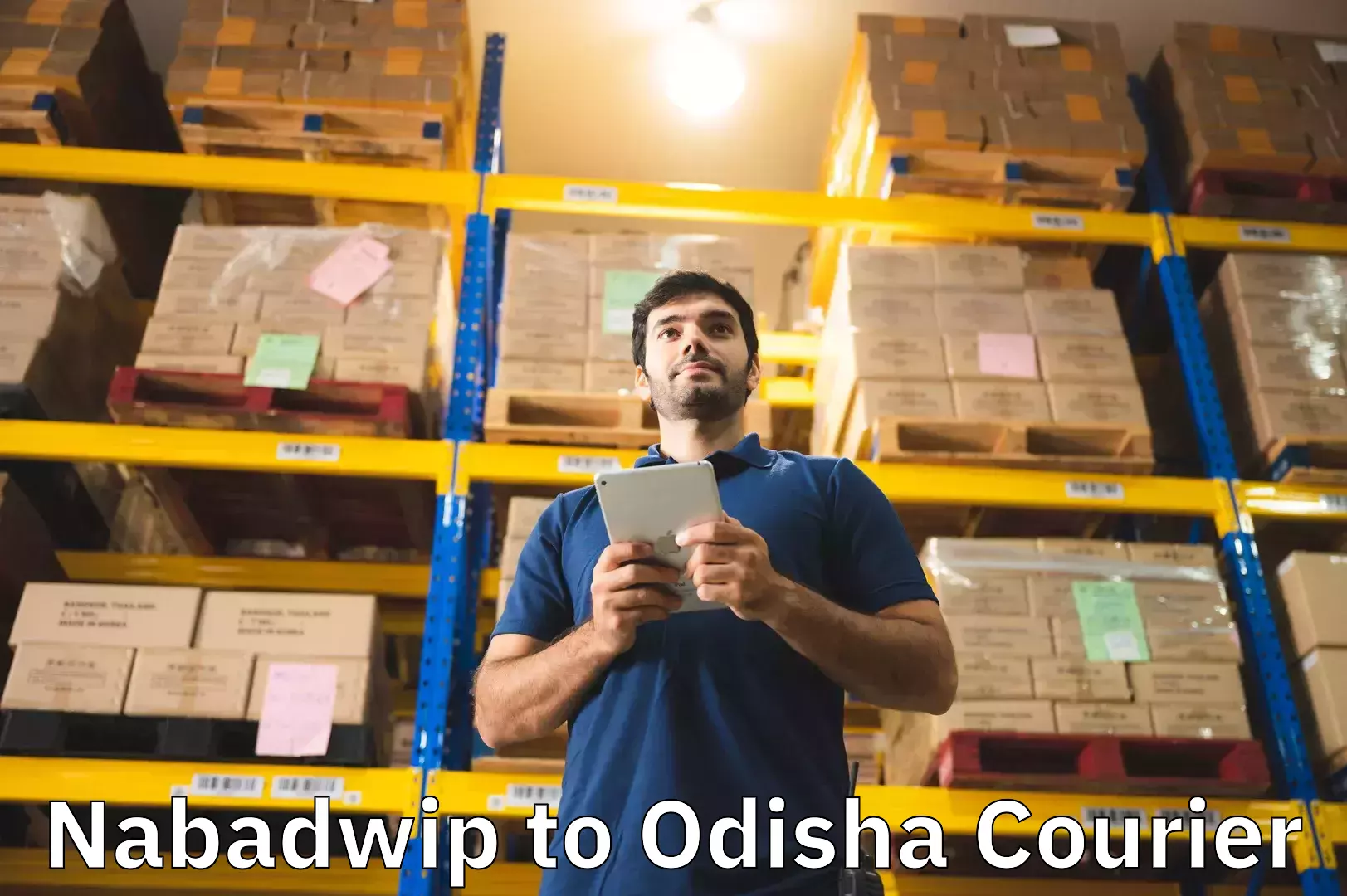 Affordable luggage shipping Nabadwip to Odisha