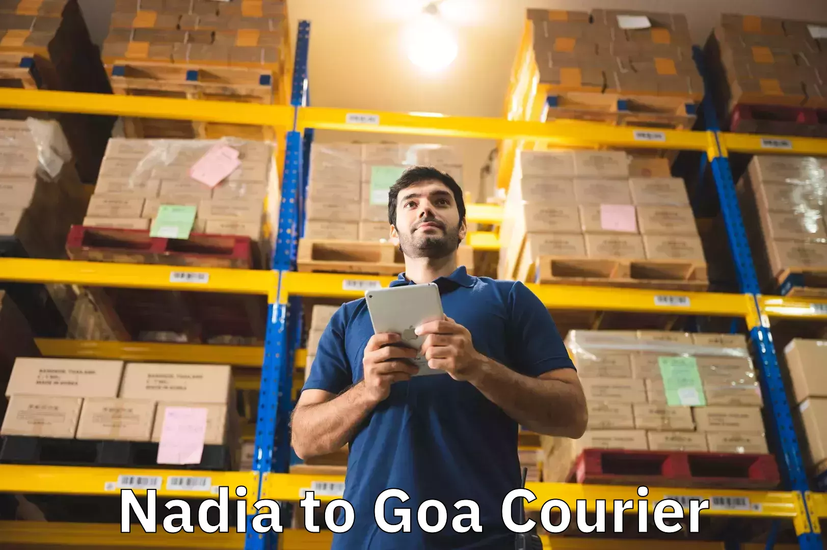 Baggage transport network Nadia to Goa