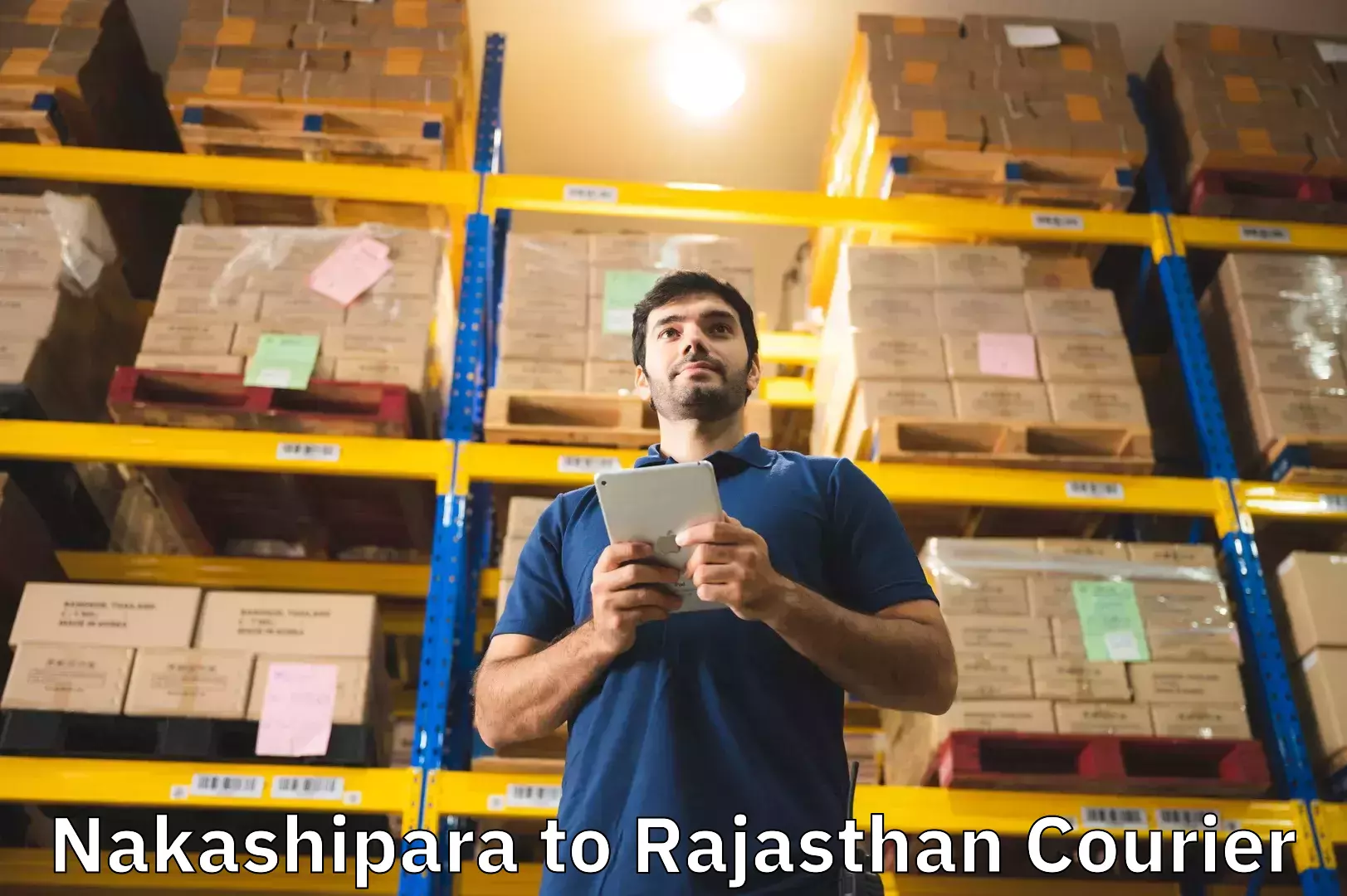 Baggage transport coordination in Nakashipara to Rajasthan