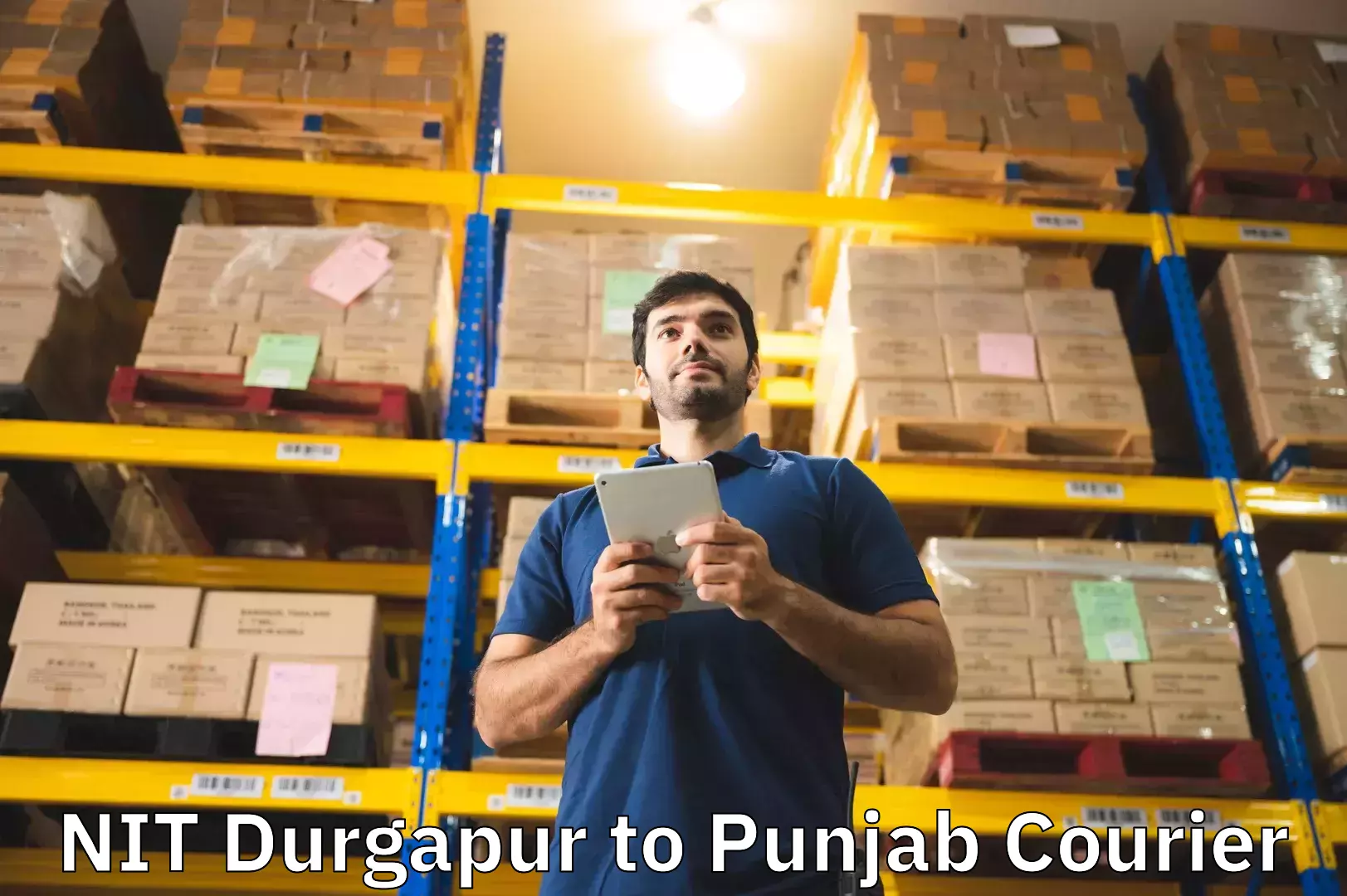 Baggage transport network NIT Durgapur to Punjab