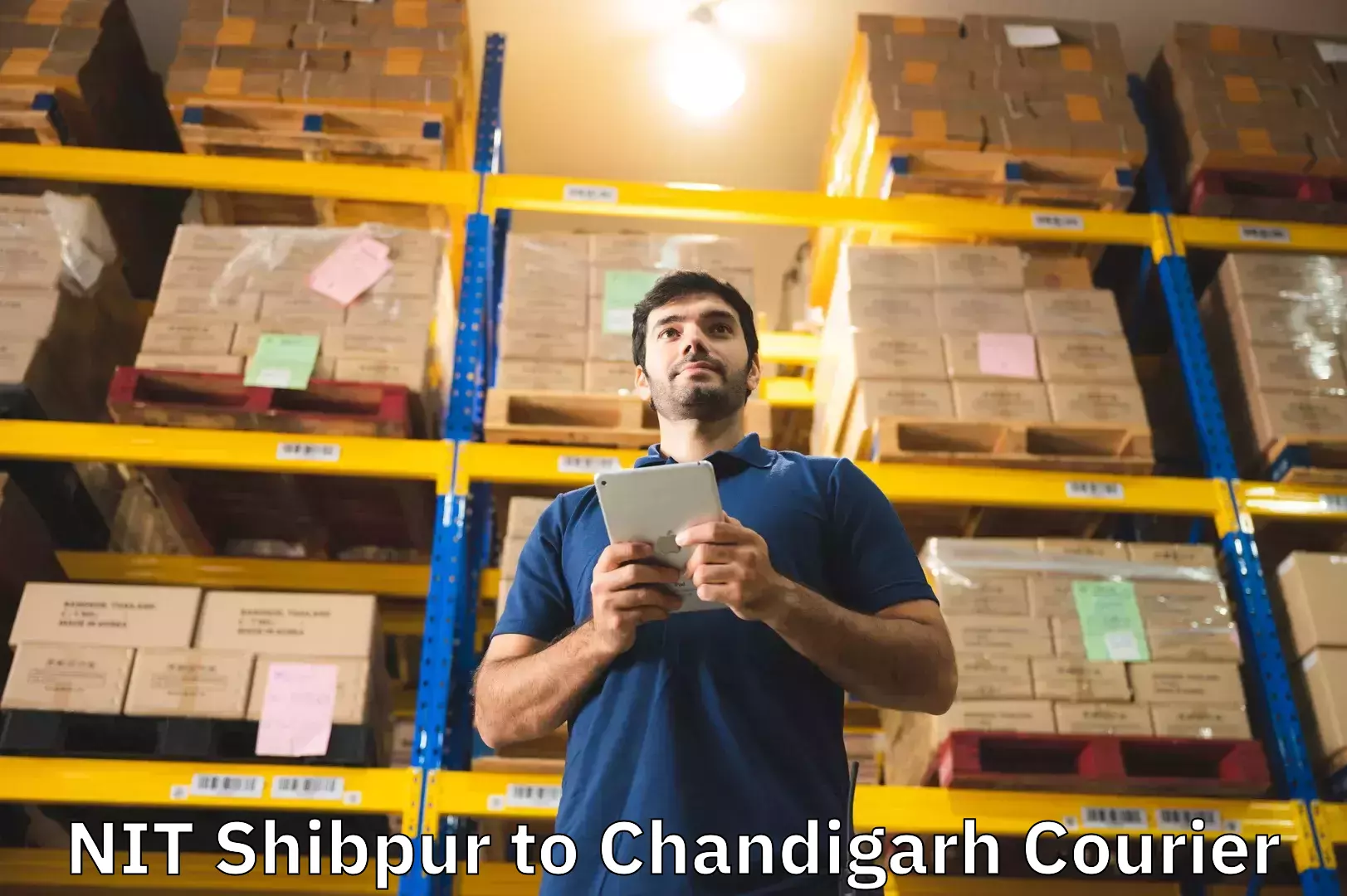 Luggage delivery calculator NIT Shibpur to Panjab University Chandigarh