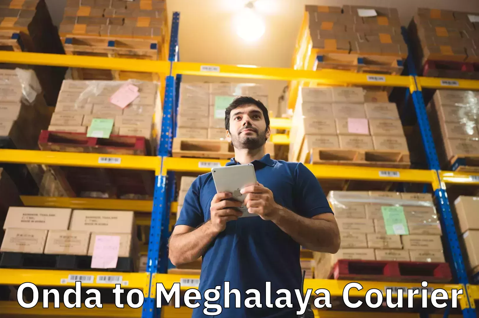 Direct baggage courier Onda to Meghalaya