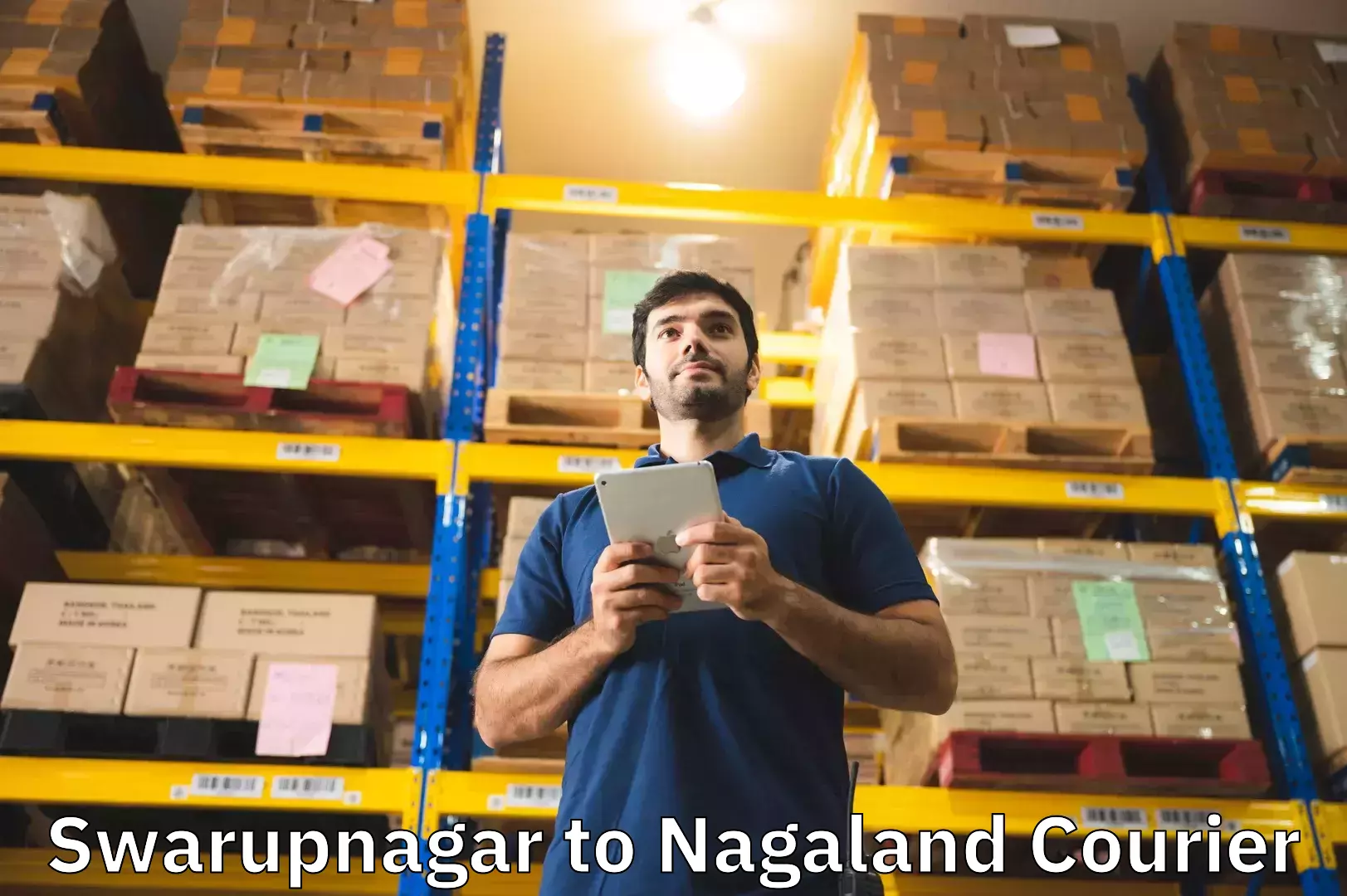 Streamlined baggage courier Swarupnagar to Longleng