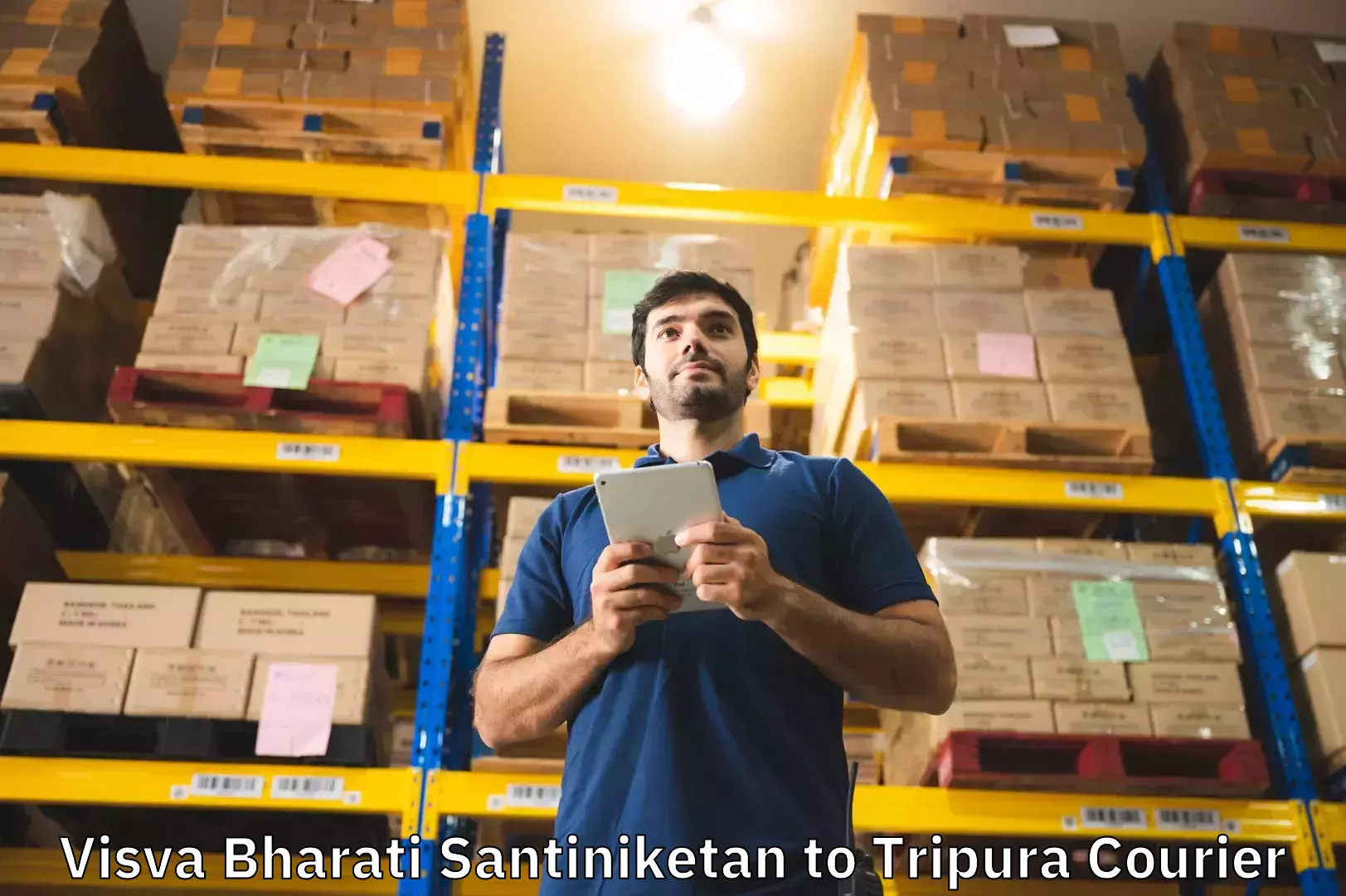 Baggage courier logistics Visva Bharati Santiniketan to Tripura