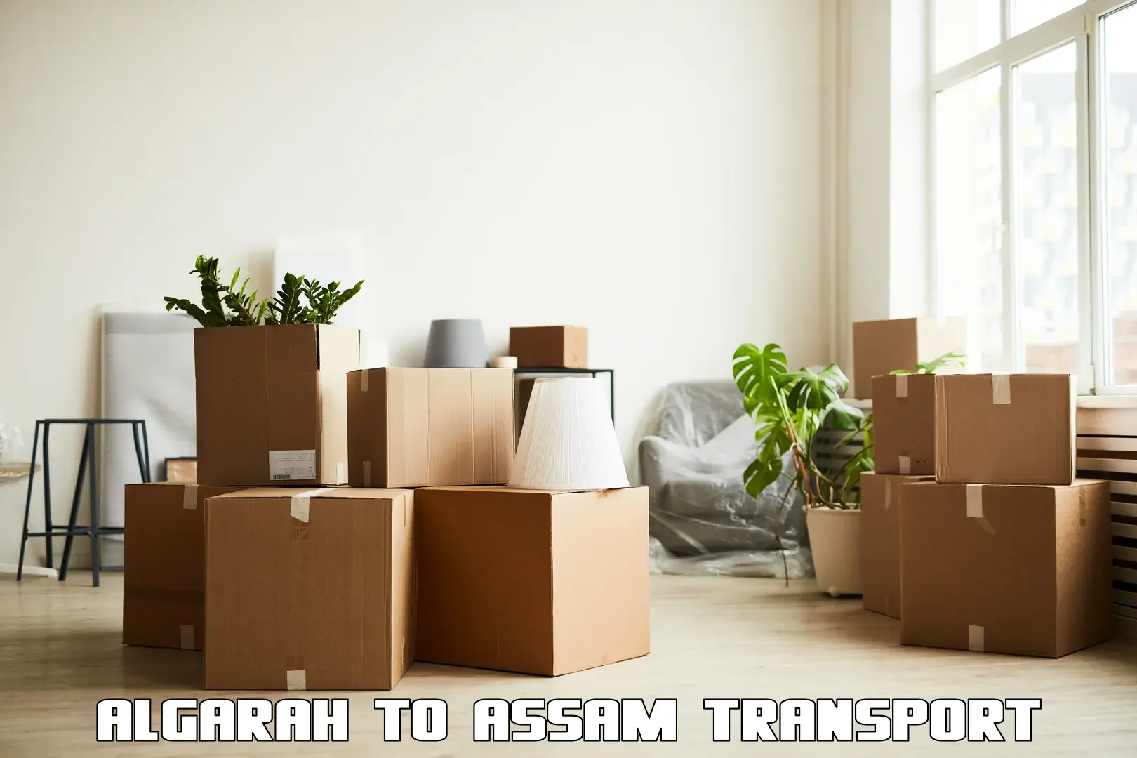 Online transport service Algarah to Assam