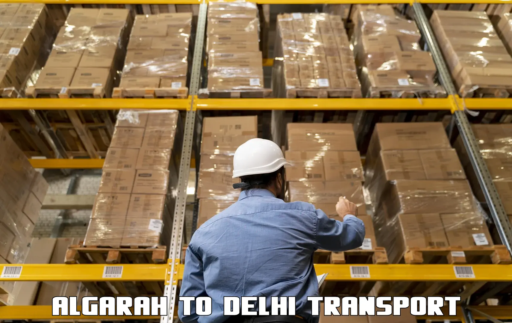 Goods transport services Algarah to Delhi