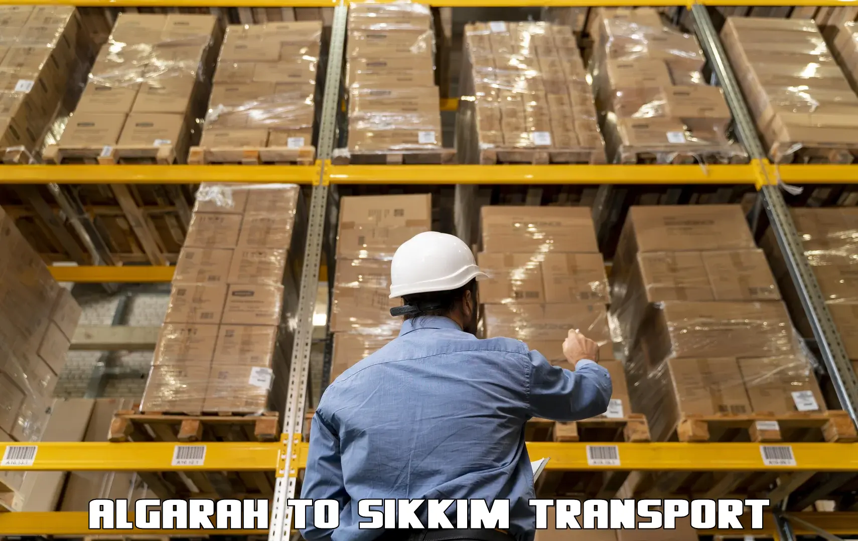 Cargo transportation services in Algarah to North Sikkim