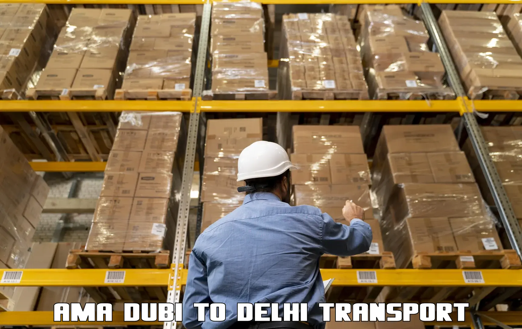 Furniture transport service Ama Dubi to Delhi