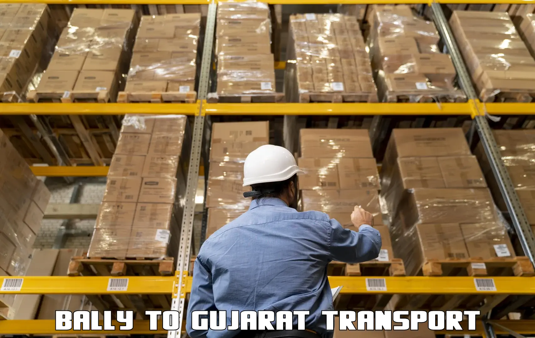 Interstate goods transport Bally to Vijapur